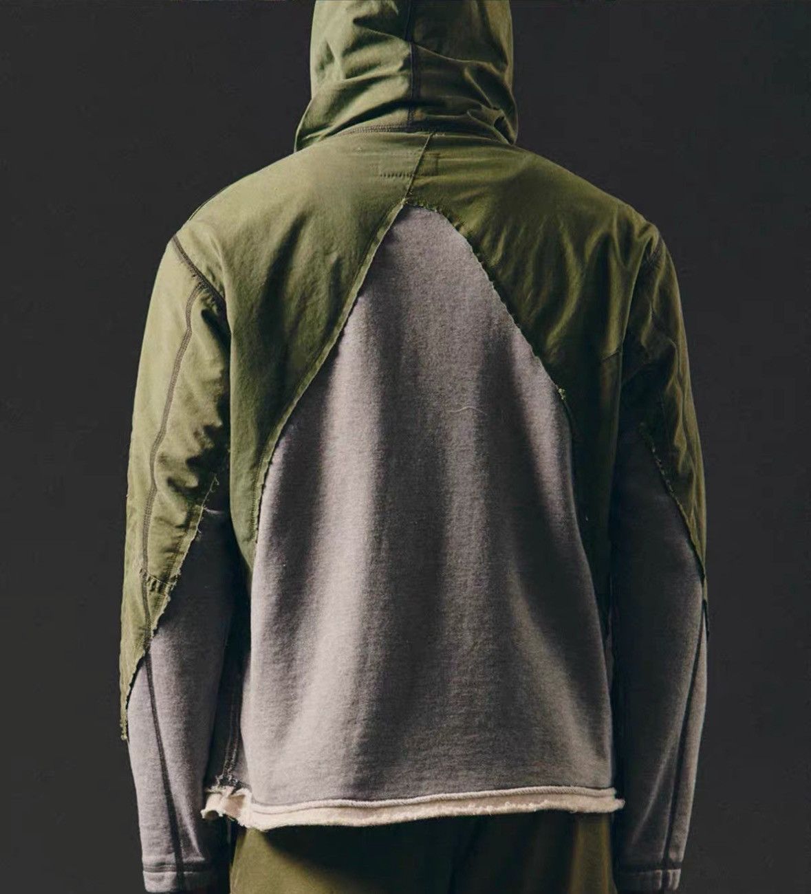 Greg Lauren greg lauren Military fabric patchwork hoodie 2506-Nextarrow Size US S / EU 44-46 / 1 - 8 Thumbnail