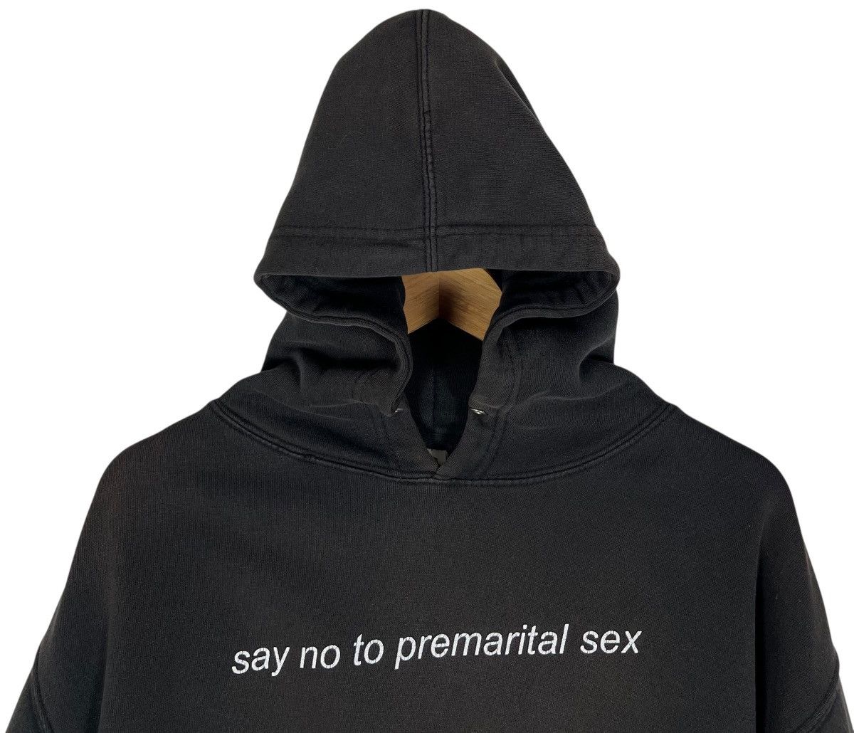 Band Tees Vintage Disteressed SAY NO TO PREMARITIAL SEX Hoodie Size US L / EU 52-54 / 3 - 4 Thumbnail