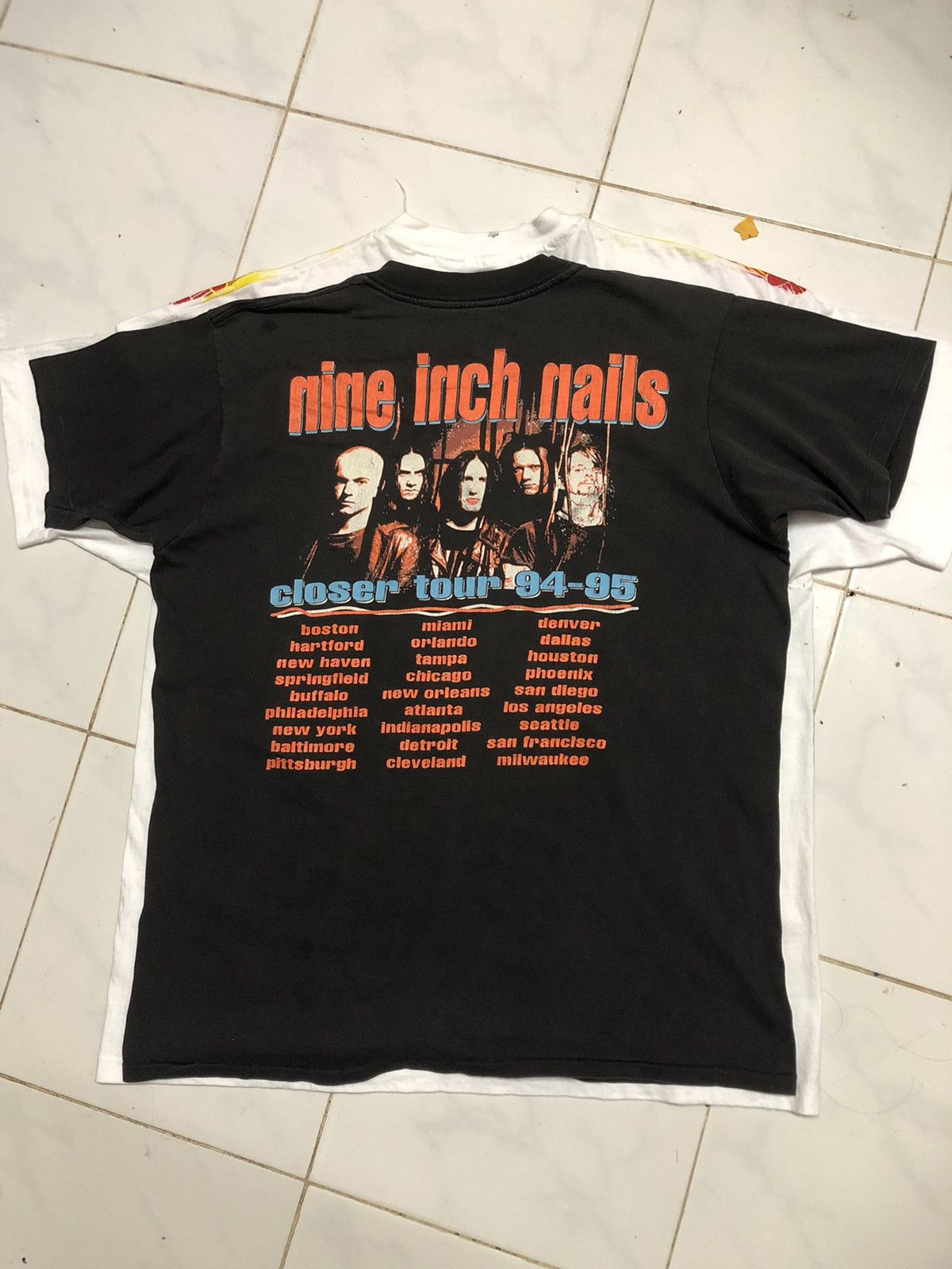 Band Tees × Vintage Vintage 90s NINE INCH NAILS Closer Tour Size US L / EU 52-54 / 3 - 16 Thumbnail