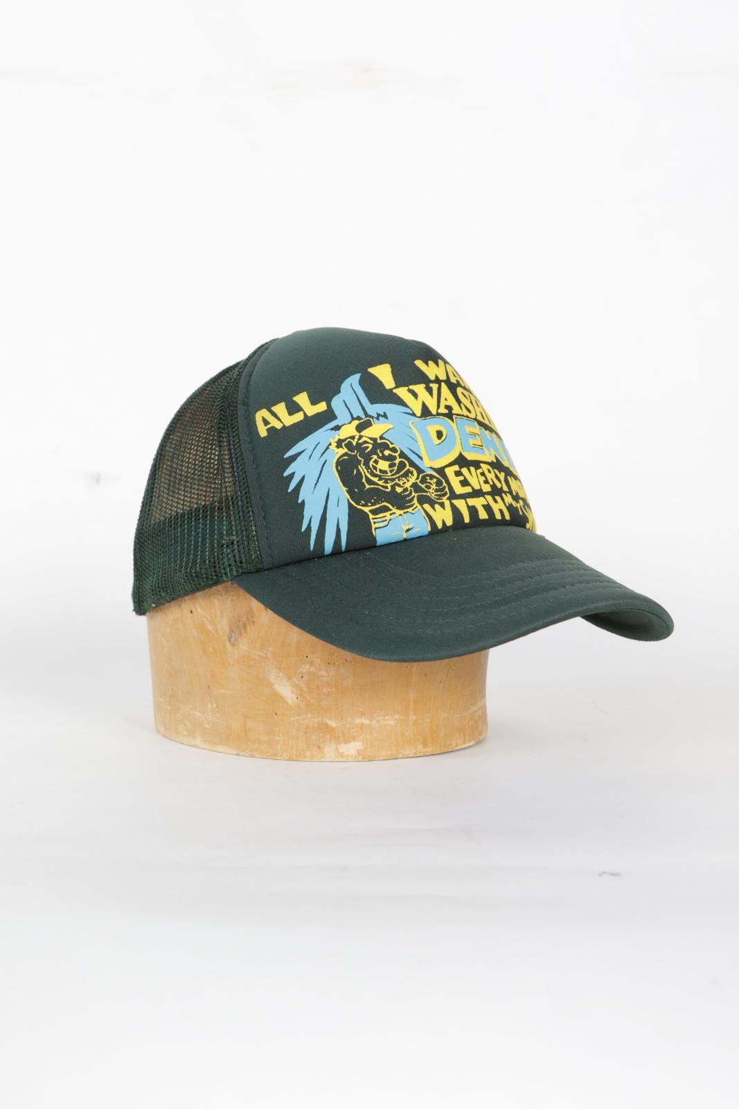 Kapital NEW Kapital Trucker Hat All I want is washing Denim | Grailed