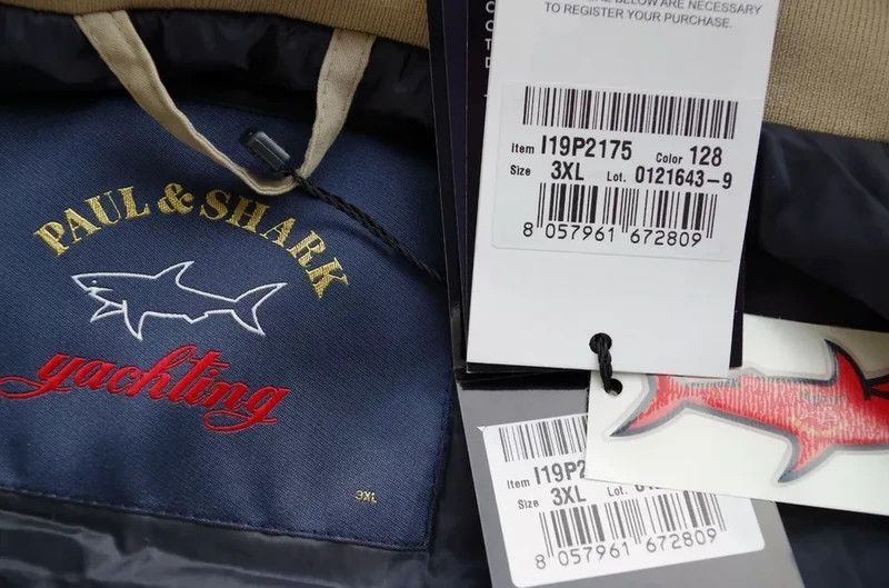 Paul & Shark RRP1100€ PAUL&SHARK sz 3XL BOMBER JACKET THIN SPRING Size US XXL / EU 58 / 5 - 2 Thumbnail