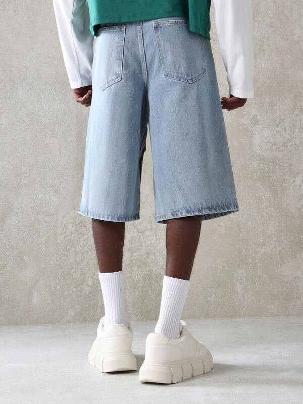 Jean Carpenter Y2k Shorts Jorts Designer Denim Size US 31 - 4 Thumbnail