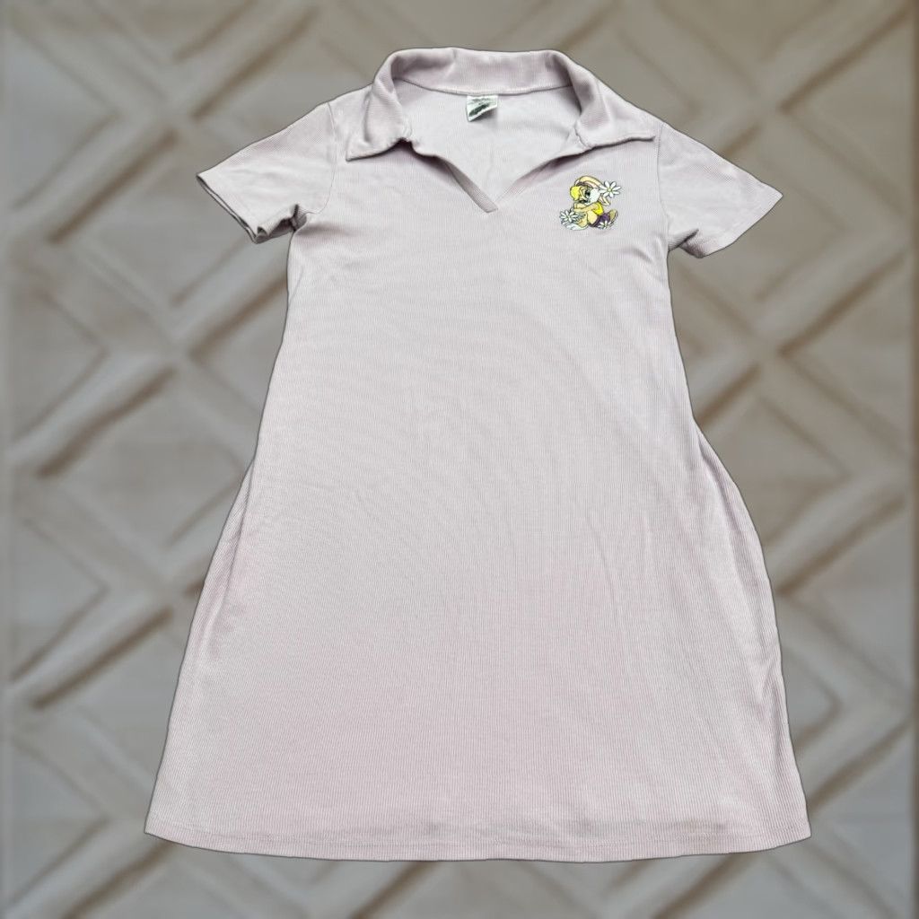Vintage VINTAGE Looney Tunes Lola Bunny Ribbed Knit Mini Polo Dress Womens XL Lavender Kawaii Size XL / US 12-14 / IT 48-50 - 1 Thumbnail