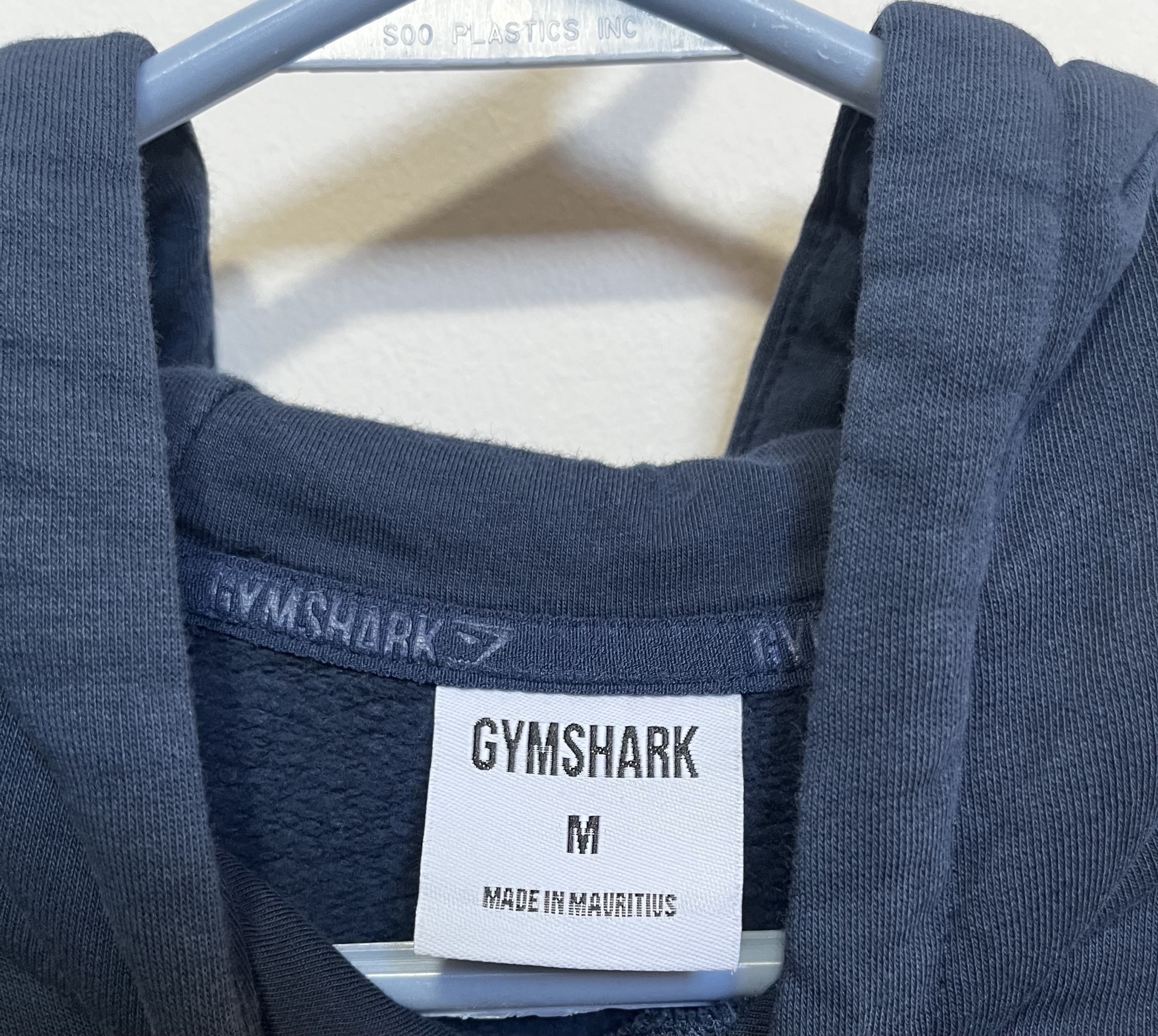 Gymshark Gymshark "Sliced Logo" Pullover Hoodie Navy Blue (Medium) Size US M / EU 48-50 / 2 - 4 Thumbnail