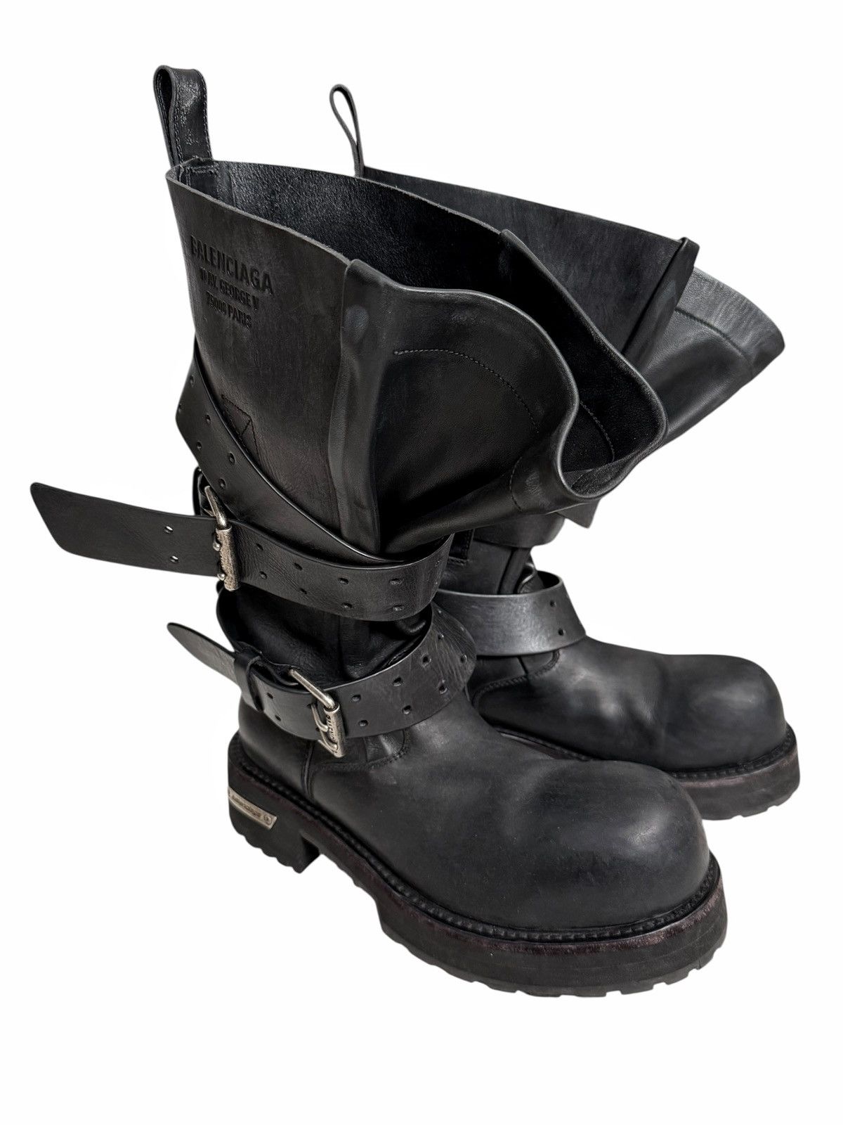 Balenciaga Venom High Buckle Stomper Boot Size US 9 / EU 42 - 2 Thumbnail