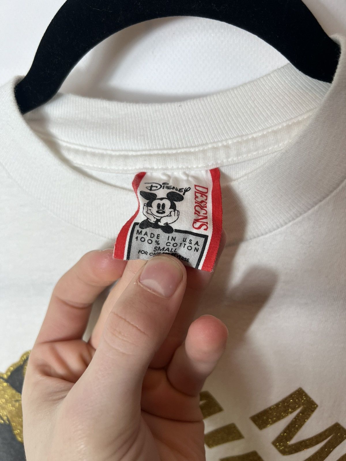 Mickey Mouse Vintage 1990's DISNEY Designs Minnie Mickey Mouse T-shirt Size US S / EU 44-46 / 1 - 6 Thumbnail