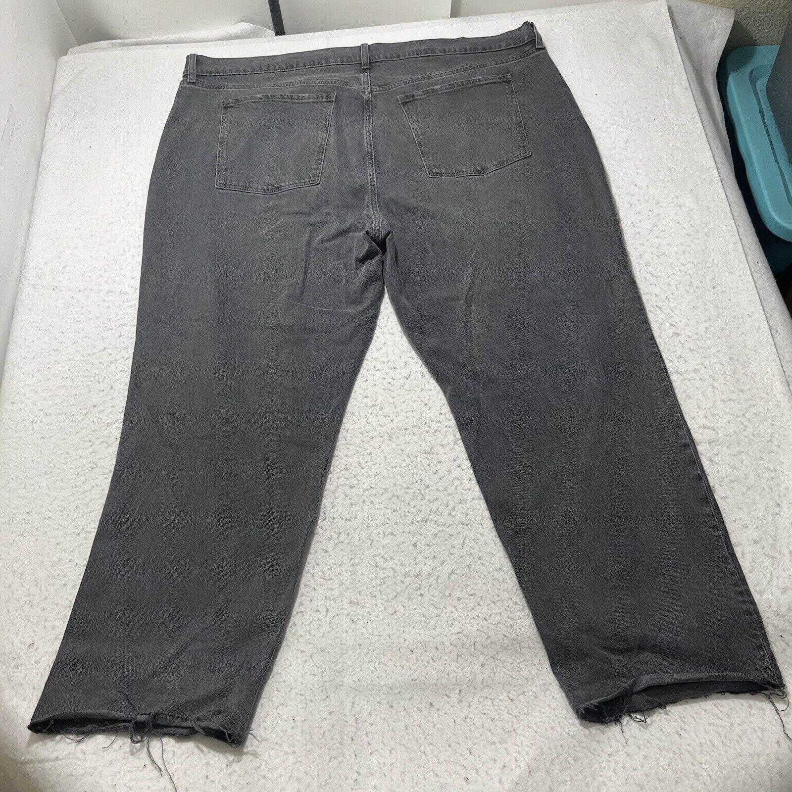 Old Navy Old Navy 24 High Rise Slouchy Straight Slim Pocket Jeans Size 42" / US 20 - 6 Thumbnail