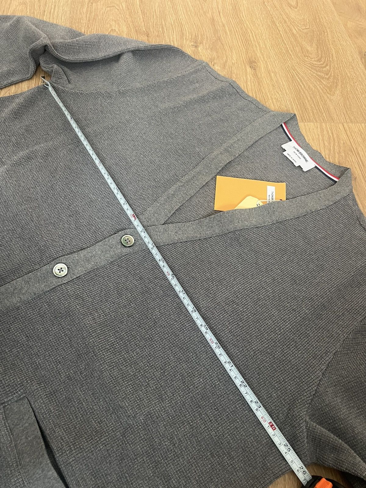 Thom Browne V Neck Cardigan - size 7 Size US XXL / EU 58 / 5 - 13 Thumbnail