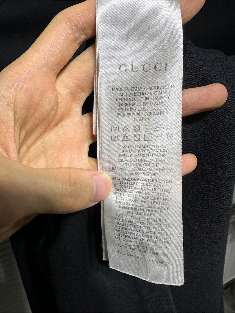 Gucci Gucci GG Apple Printed Short Sleeve Black Round Neck Pullov Size US XS / EU 42 / 0 - 6 Thumbnail
