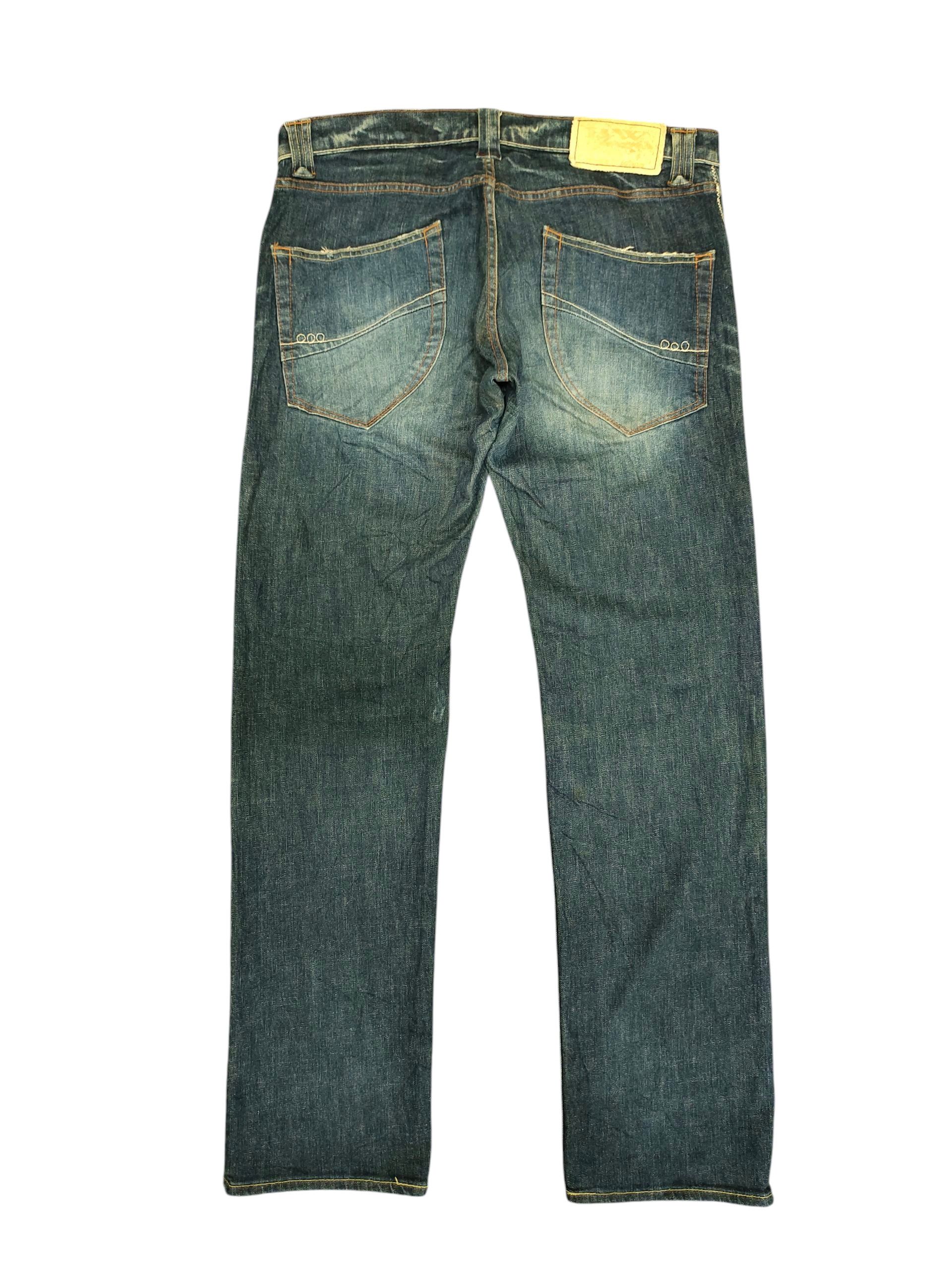 Hysteric Glamour Japanese Brand Blue Way Clawmark Rusty Faded Denim Jeans Size US 36 / EU 52 - 8 Thumbnail