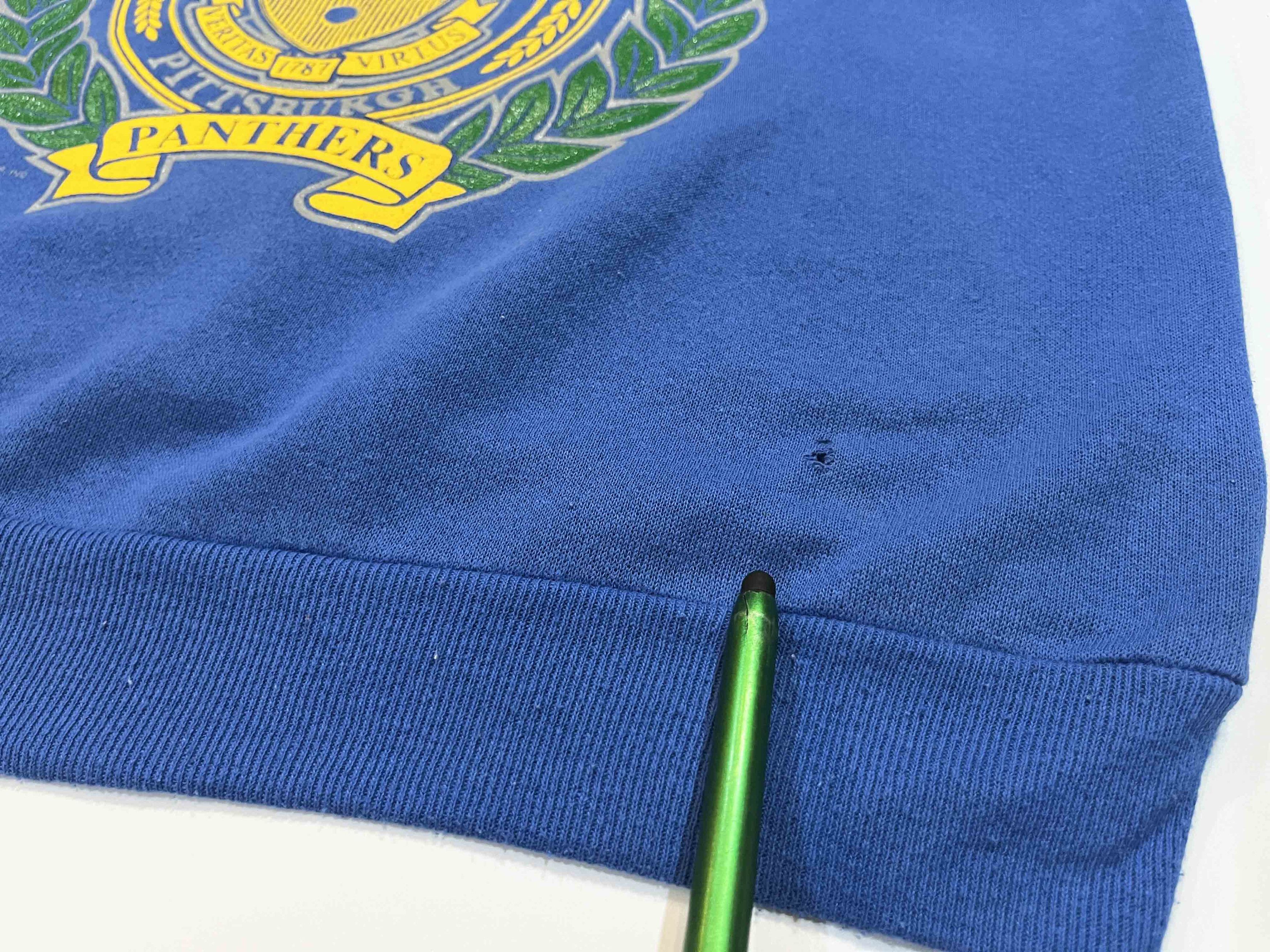 NCAA × Vintage Vintage NCAA Pittsburgh Panthers Pitt University Sweatshirt Size US M / EU 48-50 / 2 - 7 Thumbnail