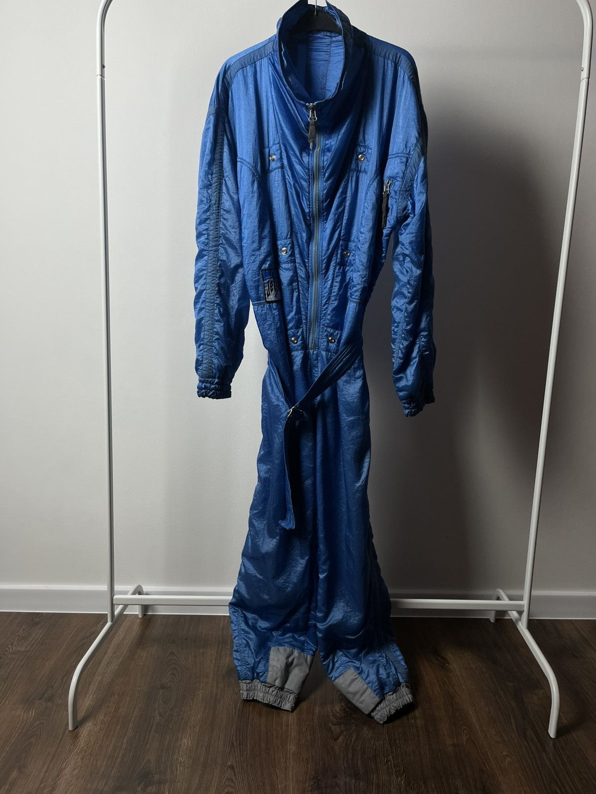 JET SET × Vintage Vintage Jet Set Ski Wear Blue Snowsuit Retro One-Piece Suit Size US M / EU 48-50 / 2 - 1 Thumbnail