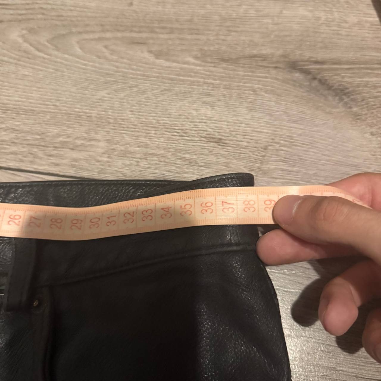 Other mens leather pants black Size 30 Size US 30 / EU 46 - 11 Thumbnail