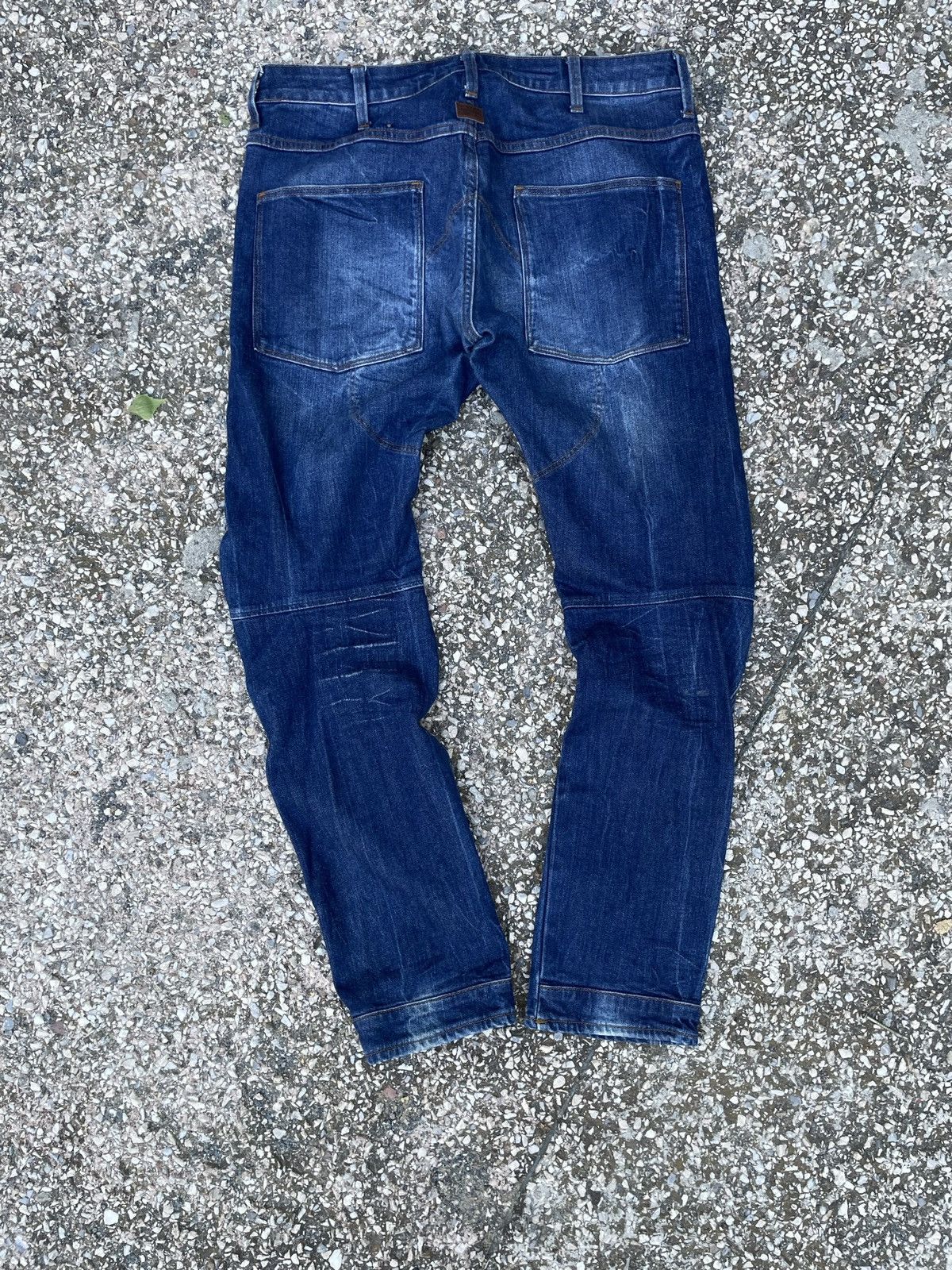 G-Star × Vintage Vintage G Star Raw distressed jeans slim fit Size US 33 - 3 Thumbnail