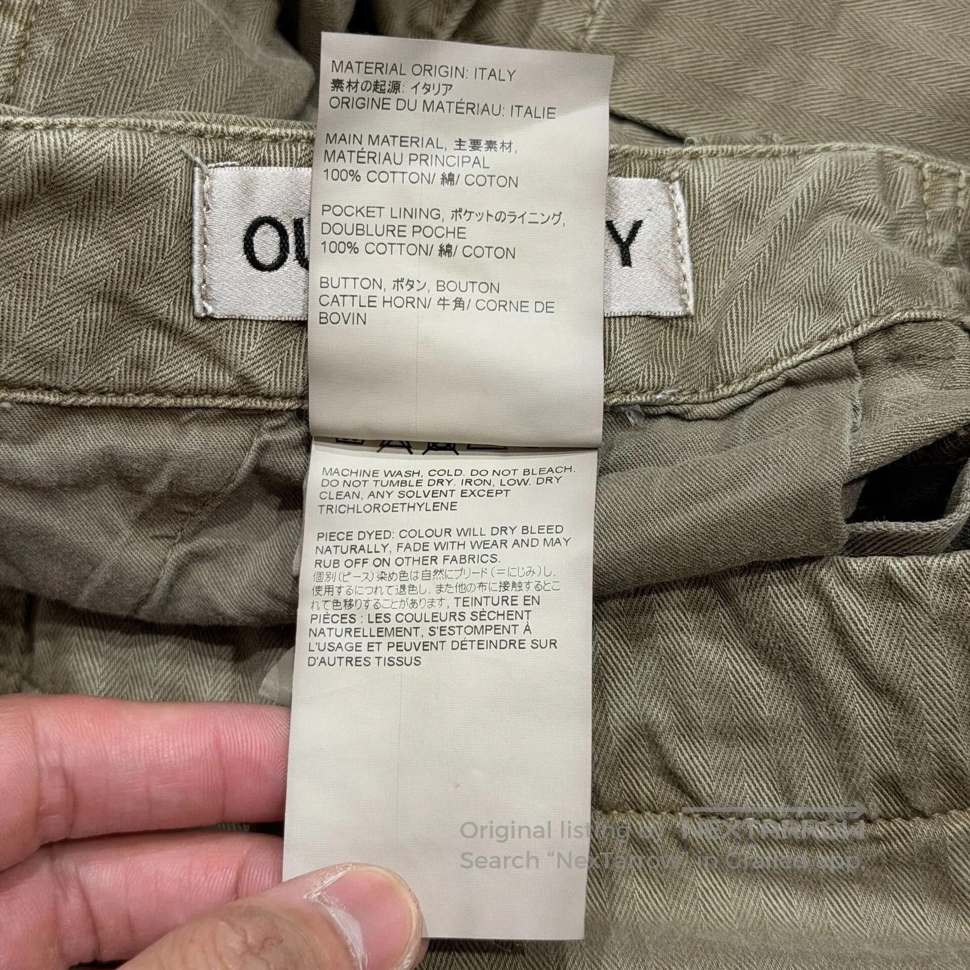 Our Legacy Our Legacy Green Cargo Work Shorts. Size US 34 / EU 50 - 6 Thumbnail