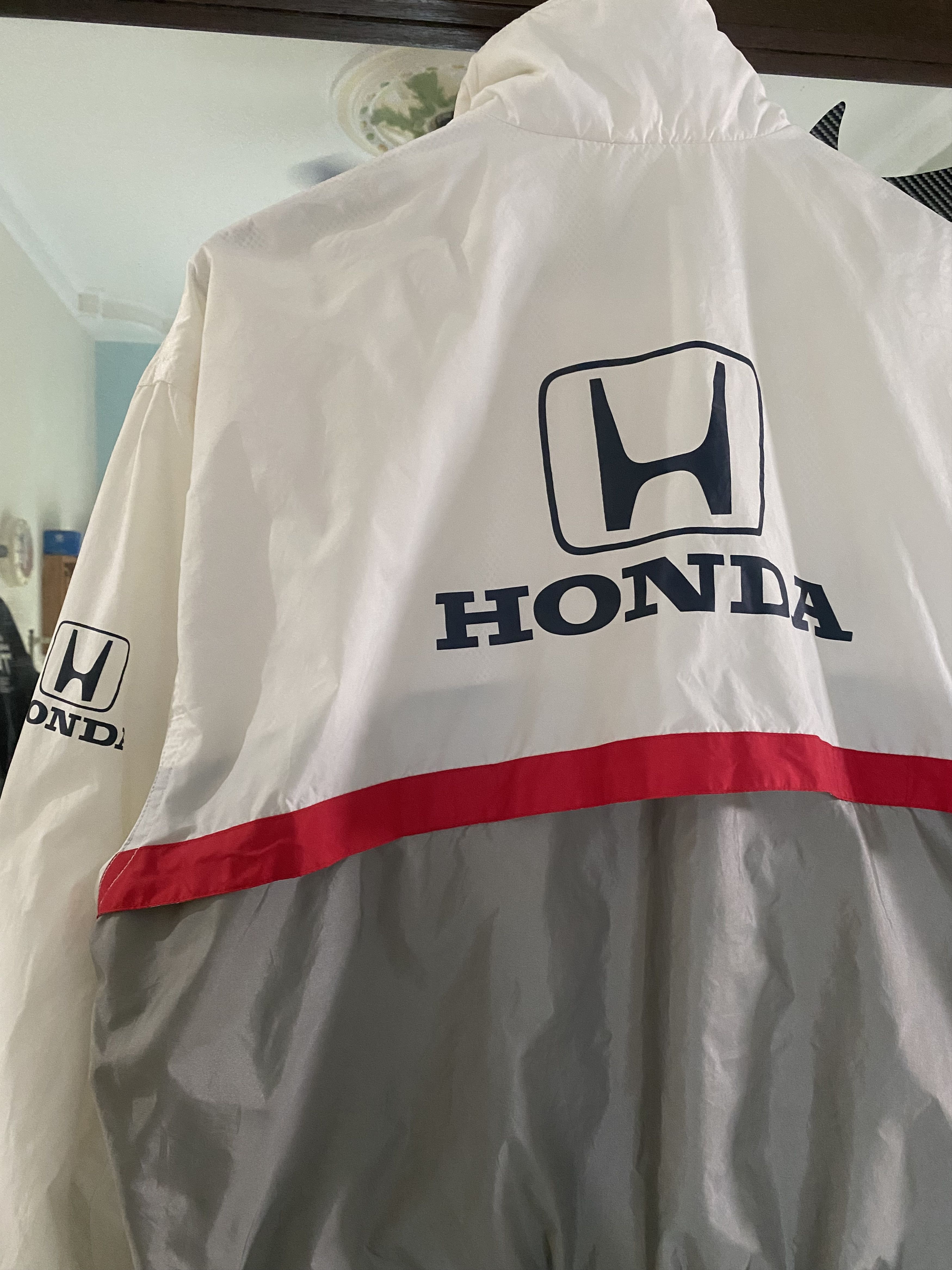 Vintage Vintage HONDA British American Racing Light Jacket Size US L / EU 52-54 / 3 - 3 Thumbnail