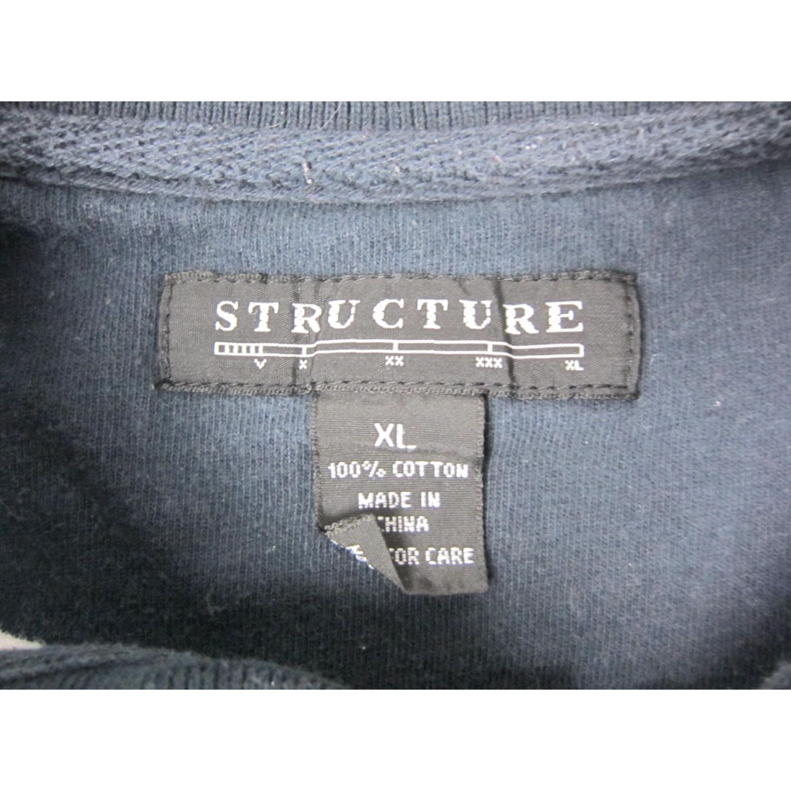 Vintage VINTAGE Structure Polo Shirt Mens XL Blue Checkered Cotton 90s Shirt Size US XL / EU 56 / 4 - 4 Thumbnail