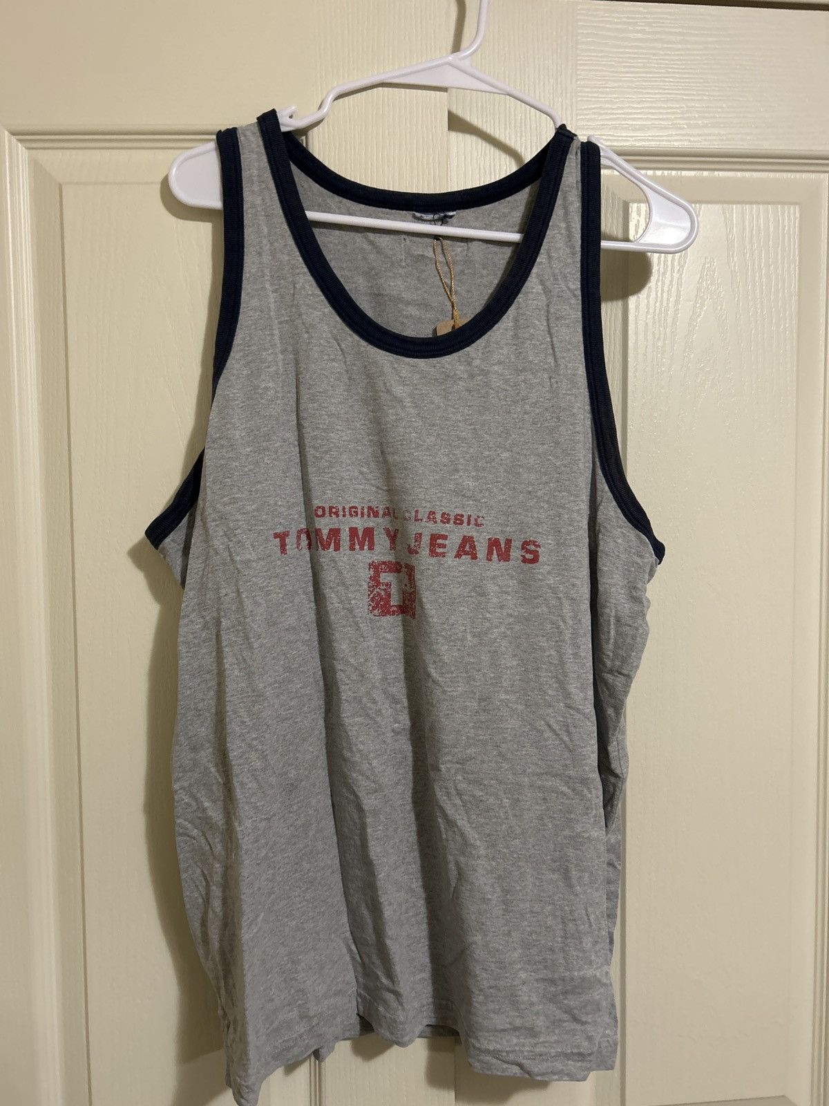 Tommy Hilfiger × Vintage Vintage Tommy Jeans tank top Size US XL / EU 56 / 4 - 1 Thumbnail