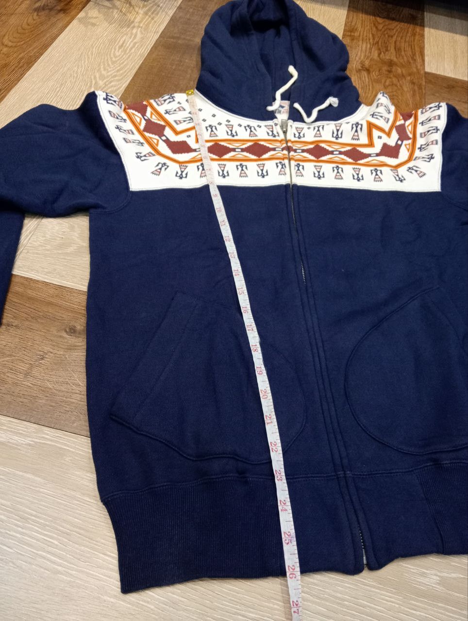 Pherrow's JAPANESE PHERROW'S STORMY BLUE NAVAJO PATTERN HOODIE Size US M / EU 48-50 / 2 - 11 Thumbnail