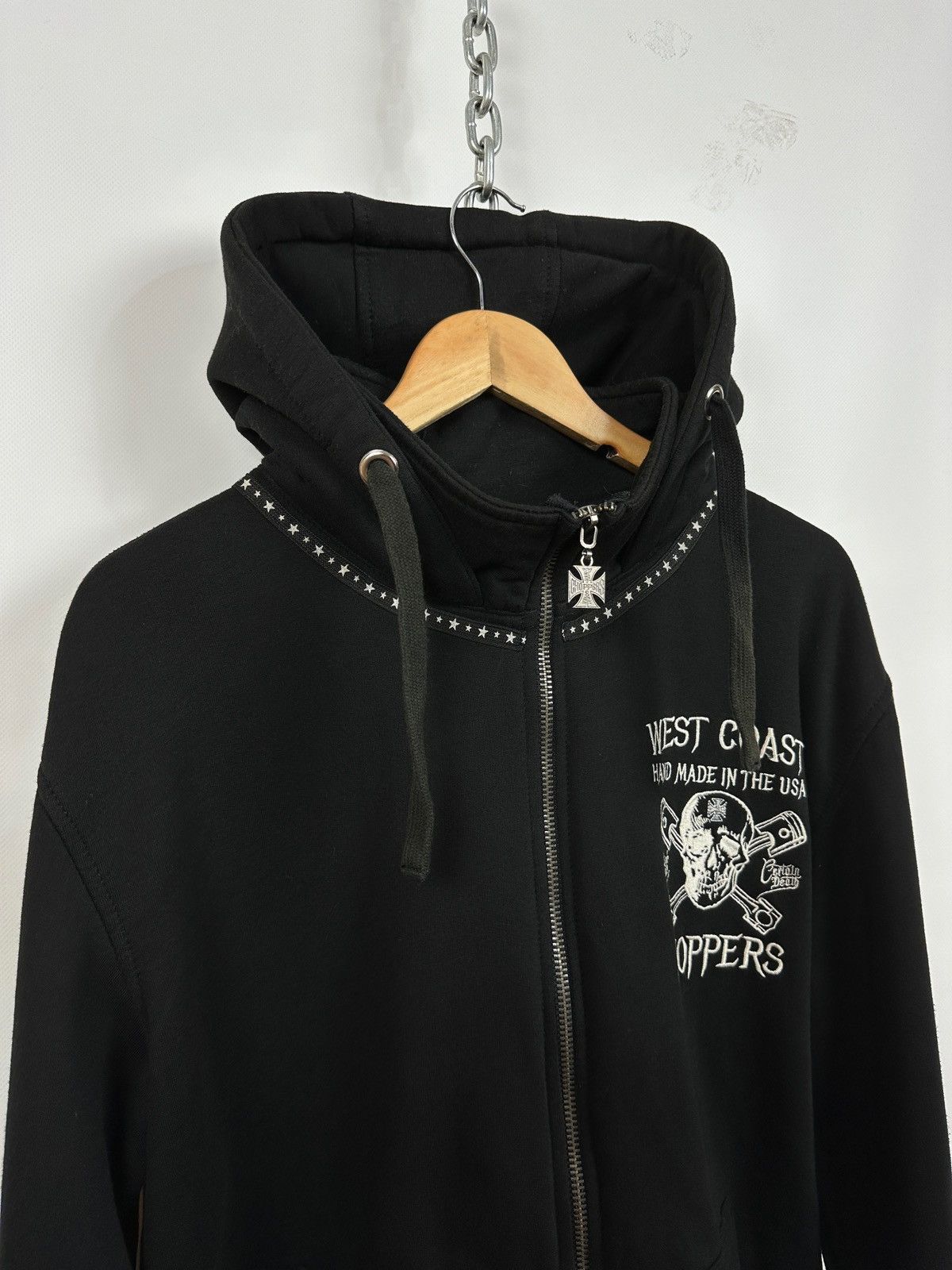 Vintage Vintage West Coast Choppers Hand Made In The USA Hoodie Size US L / EU 52-54 / 3 - 11 Thumbnail