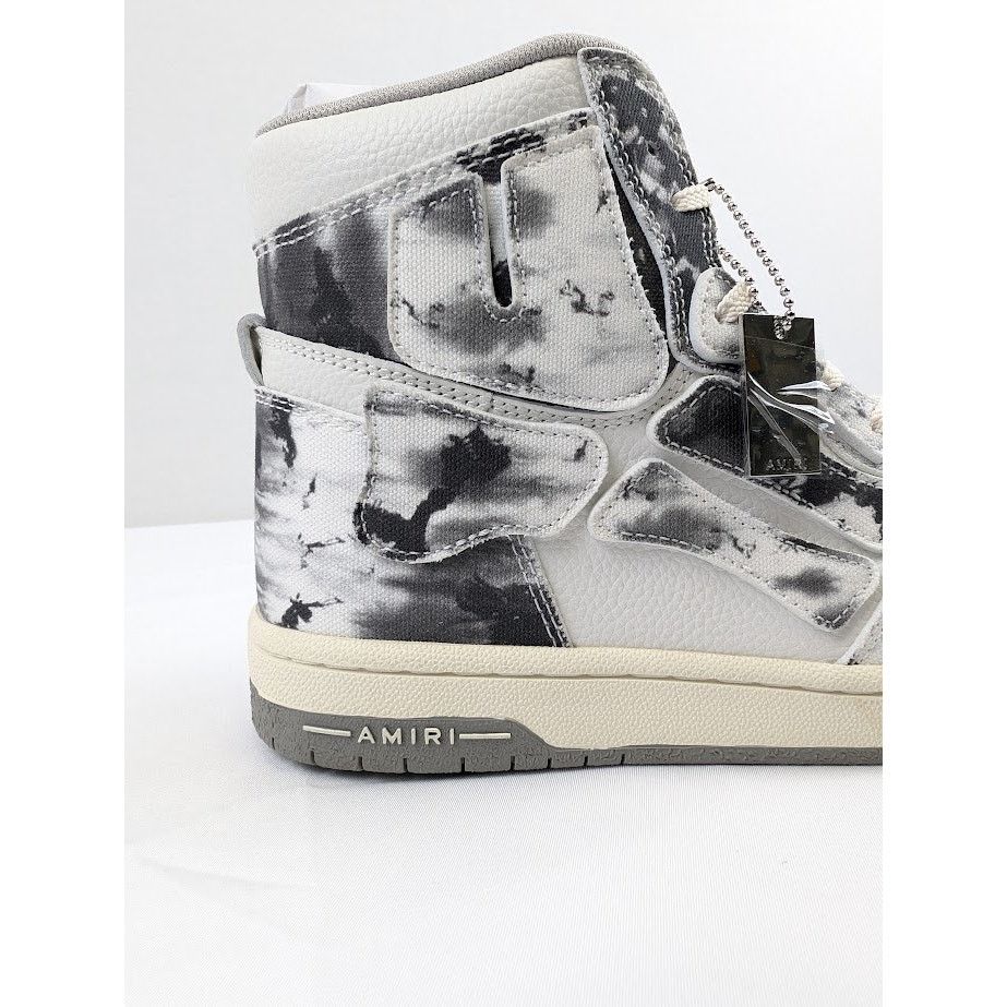 Amiri o1rshd1 Skel High Top Sneakers in Grey Size US 9 / EU 42 - 3 Thumbnail