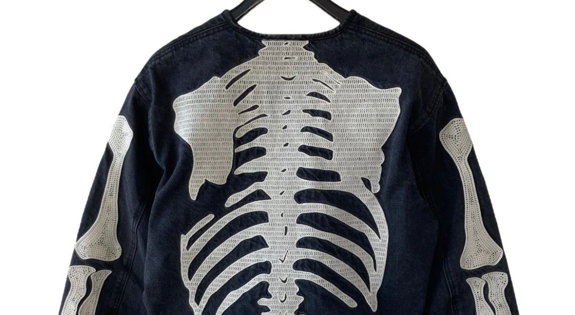 Kapital × Kapital Kountry KAPITAL Bone Denim Motocross Jacket Size US L / EU 52-54 / 3 - 4 Thumbnail