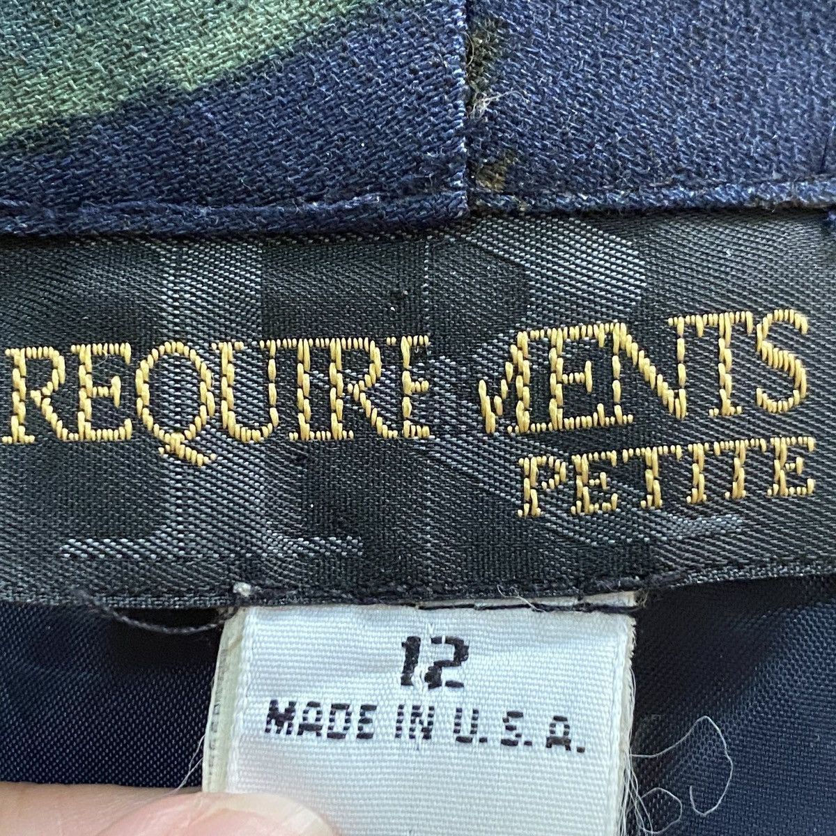 Japanese Brand × Vintage Vintage Japanese Brand Requirements Petite Jacket 2000s Size US M / EU 48-50 / 2 - 9 Thumbnail