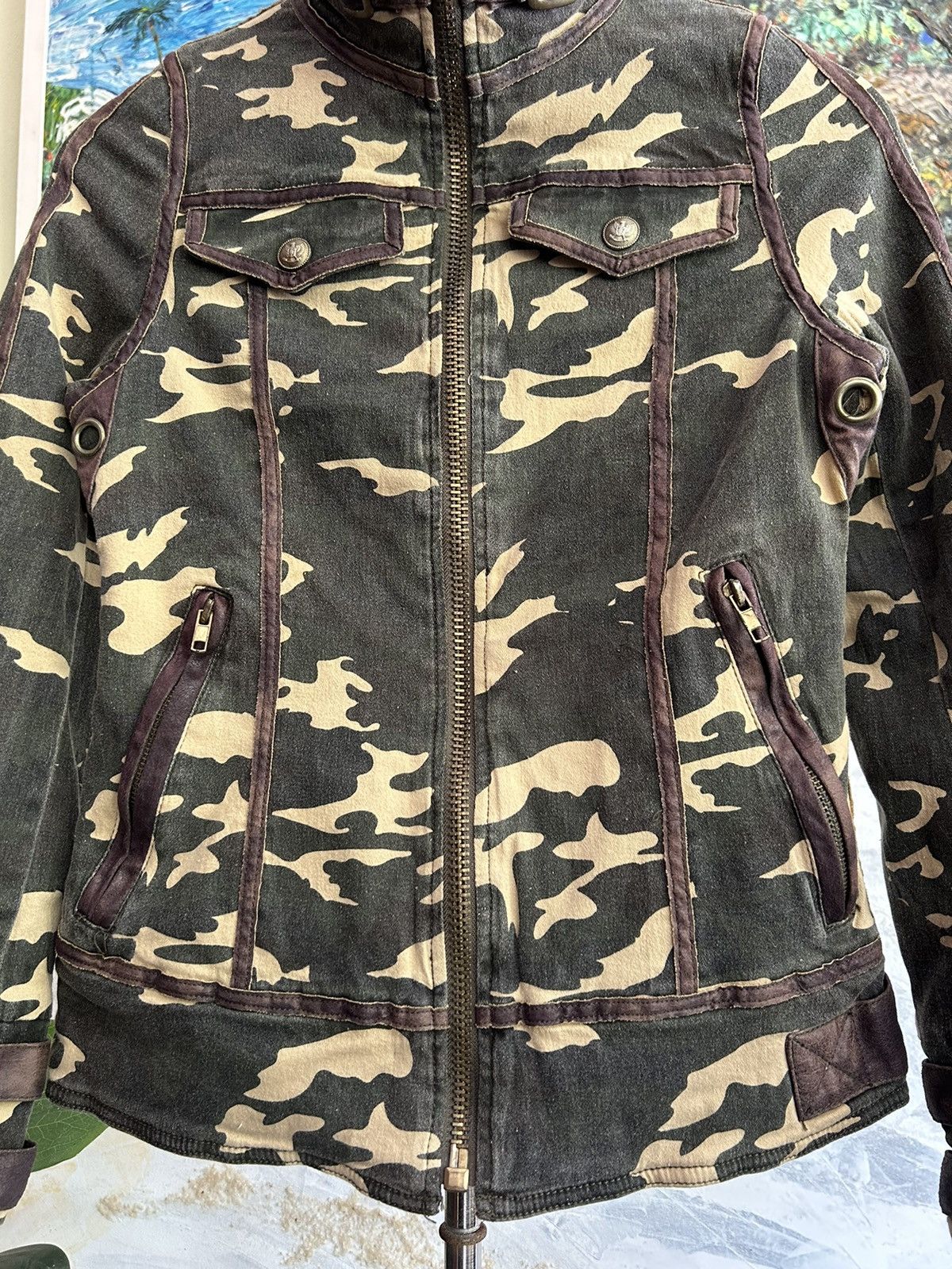 Japanese Brand Tactical Bondage Camo jacket Size US XXS / EU 40 - 7 Thumbnail