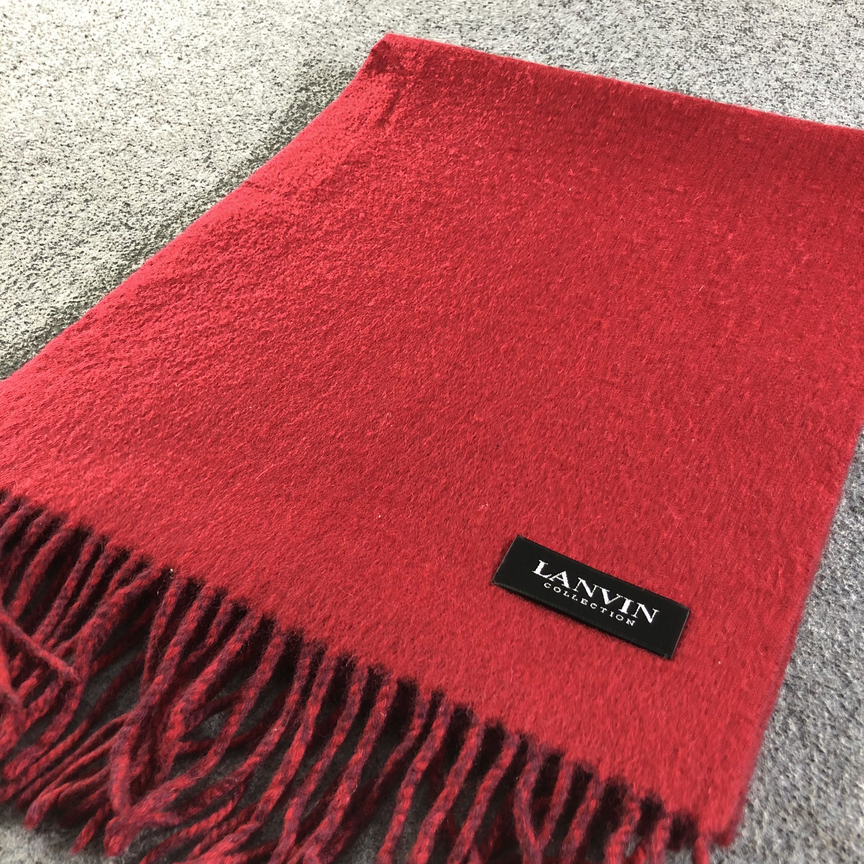 Lanvin Lanvin Cashmere Scarf Muffler V1876 Size ONE SIZE - 3 Thumbnail