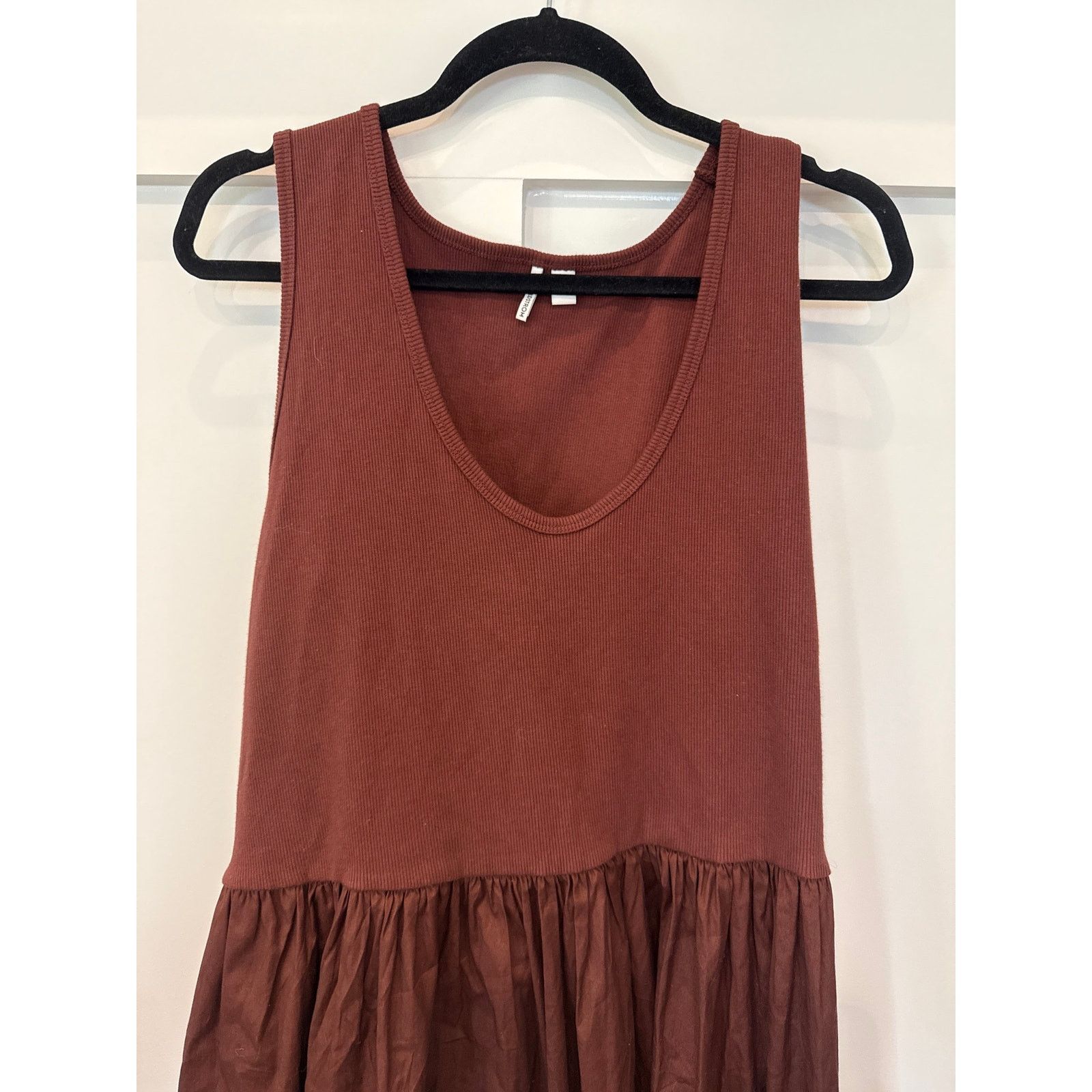 Nordstrom Nordstrom Mixed Media Cotton Tank Poplin Maxi Dress ,2X Size XXL / US 16-18 / IT 52-54 - 7 Thumbnail