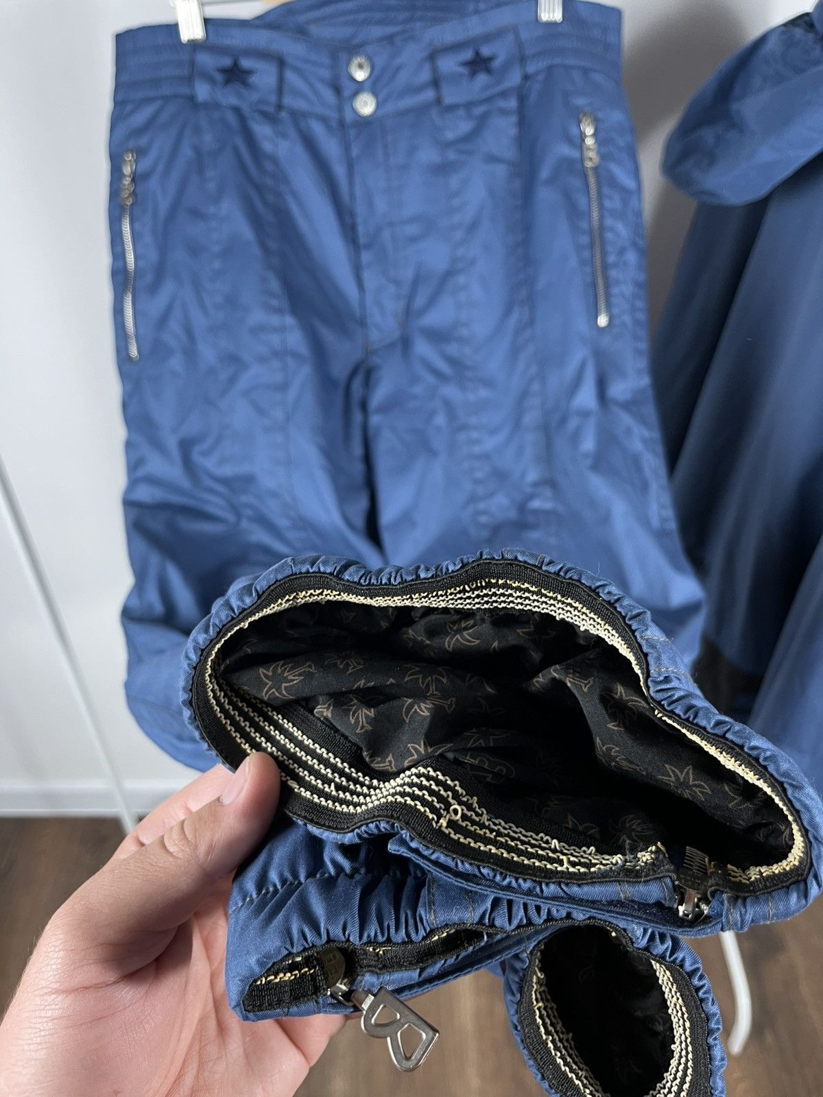 Bogner Vintage Bogner Glaciers Ski Set Jacket Pants Blue Black Logo Size US XL / EU 56 / 4 - 13 Thumbnail