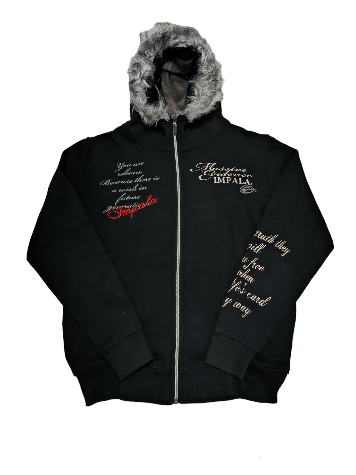 If Six Was Nine Impala poem fur hoodie Size US M / EU 48-50 / 2 - 1 Thumbnail