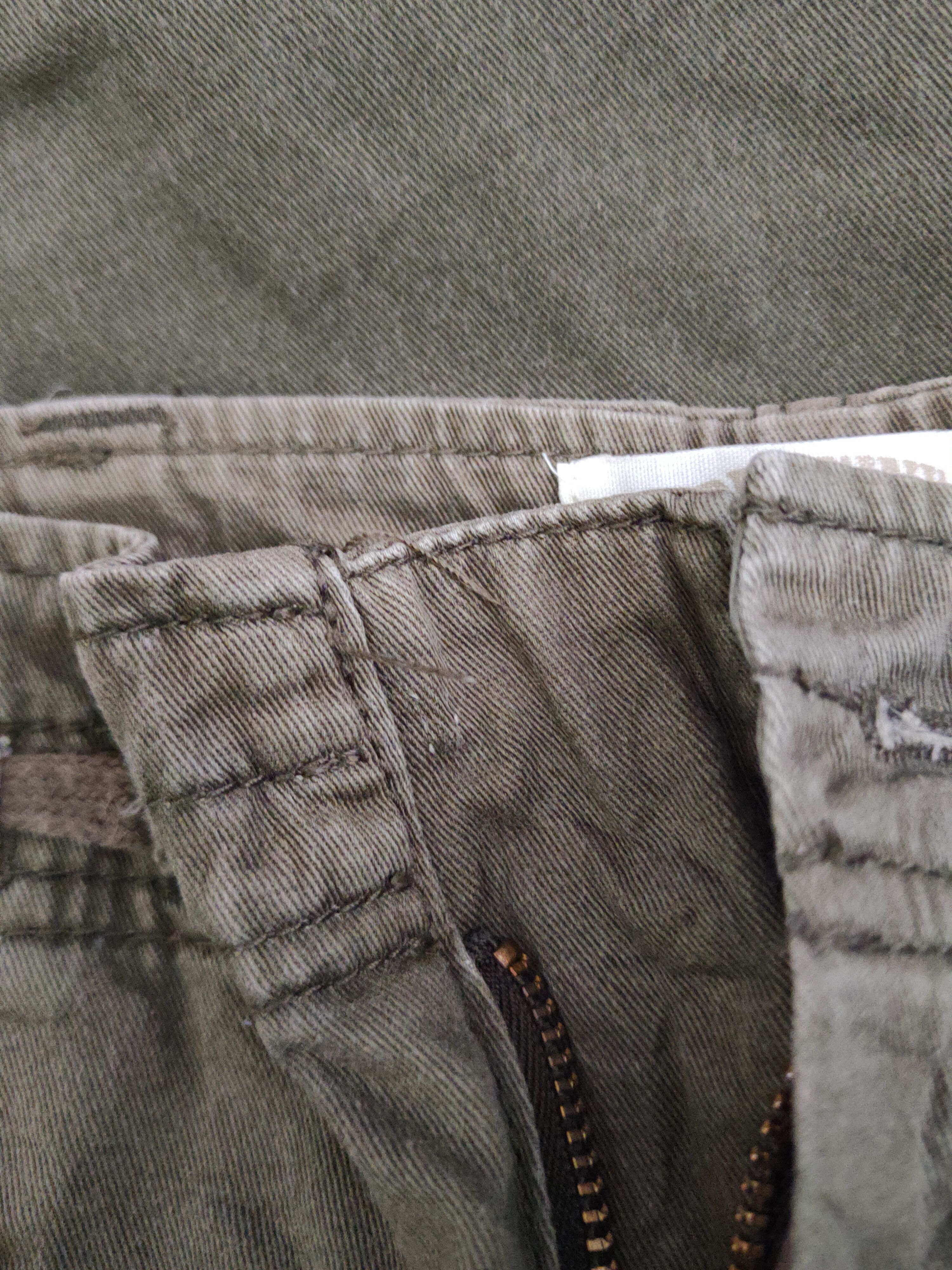 Japanese Brand DL Browny Olive Multipocket Cargo Pants #46-362 Size US 31 - 15 Thumbnail