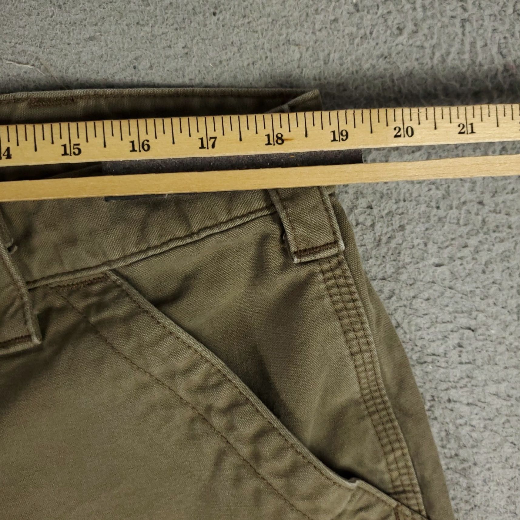 Carhartt Carhartt Beige Canvas Carpenter Shorts Mens Size 40 Regular Fit 5-Pocket Workwear Size US 40 / EU 56 - 4 Thumbnail