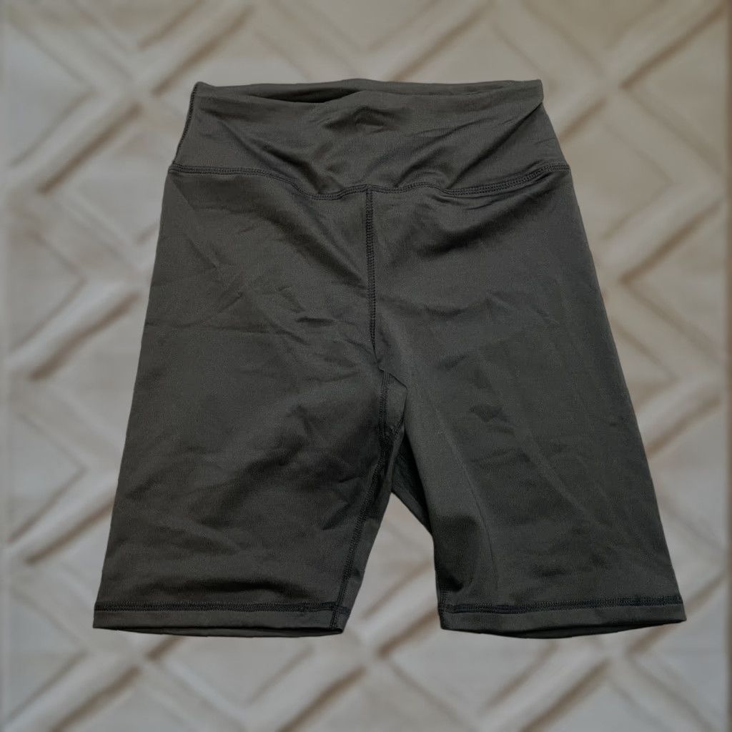 Vintage Unbranded Compression Shorts Womens M Black Stretch Active Gym Yoga New NWT Size 32" / US 10 / IT 46 - 1 Thumbnail