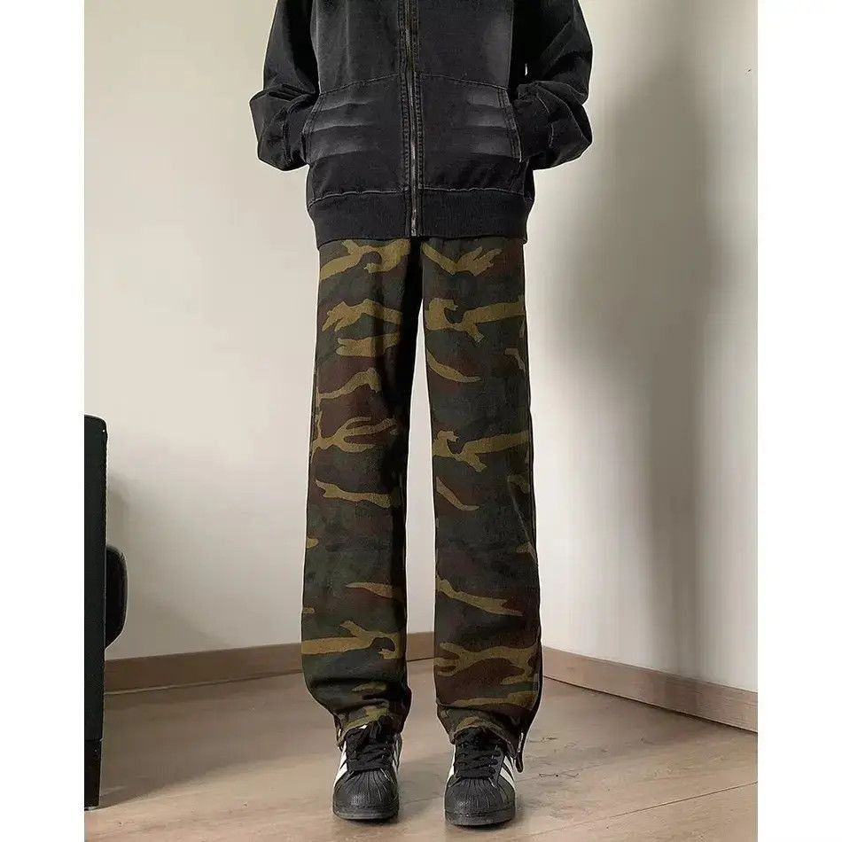 Japanese Brand High street straight tube micro zipper jeans Size US 32 / EU 48 - 5 Thumbnail