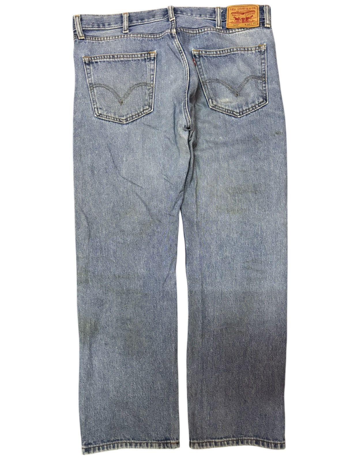 Vintage Levis 505 Regular Fit Men Jeans (Size 38)