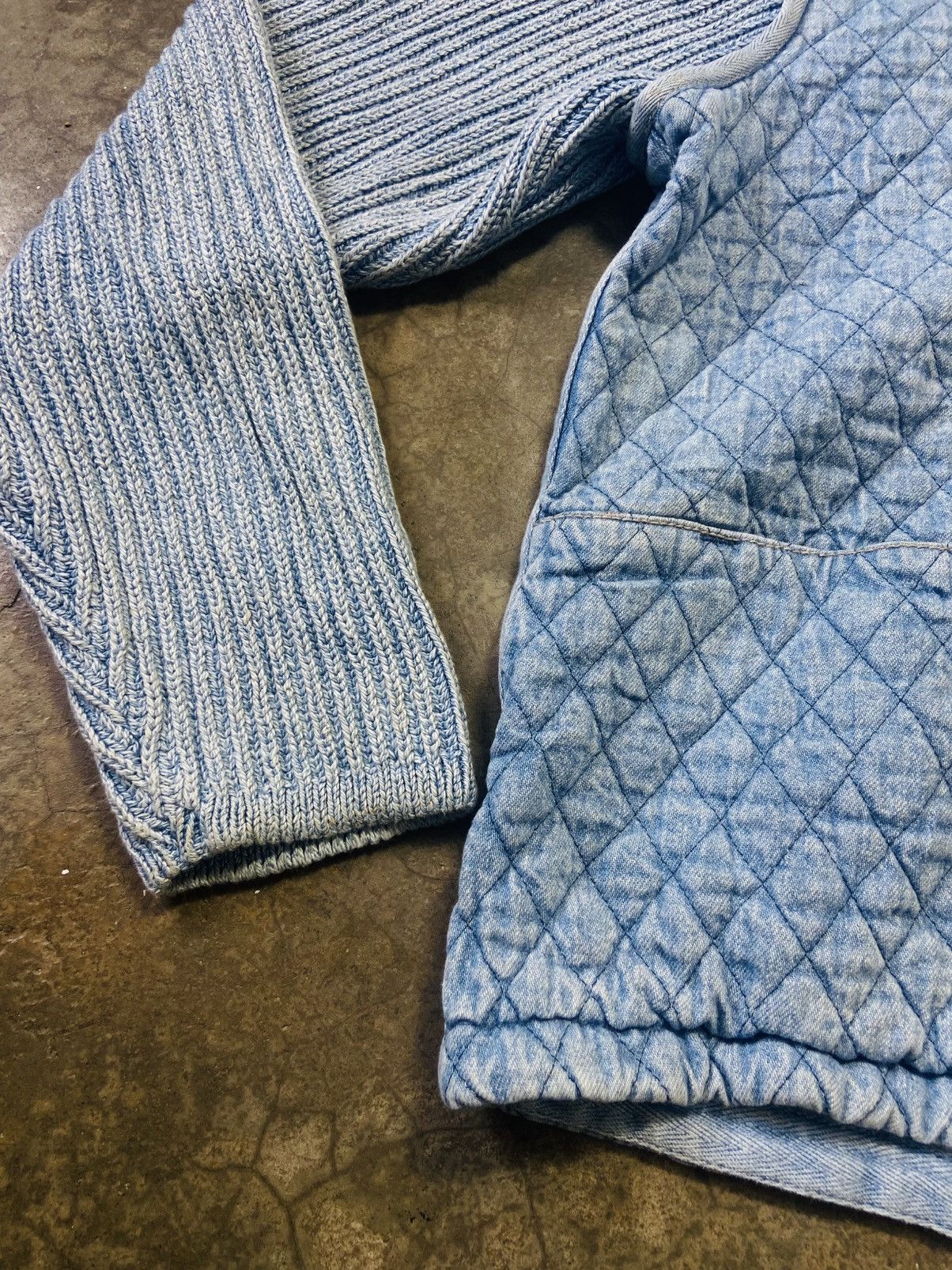 Coogi Coogi Style - Blue Willi’s Quited Knit Snap Button Size L / US 10 / IT 46 - 5 Thumbnail