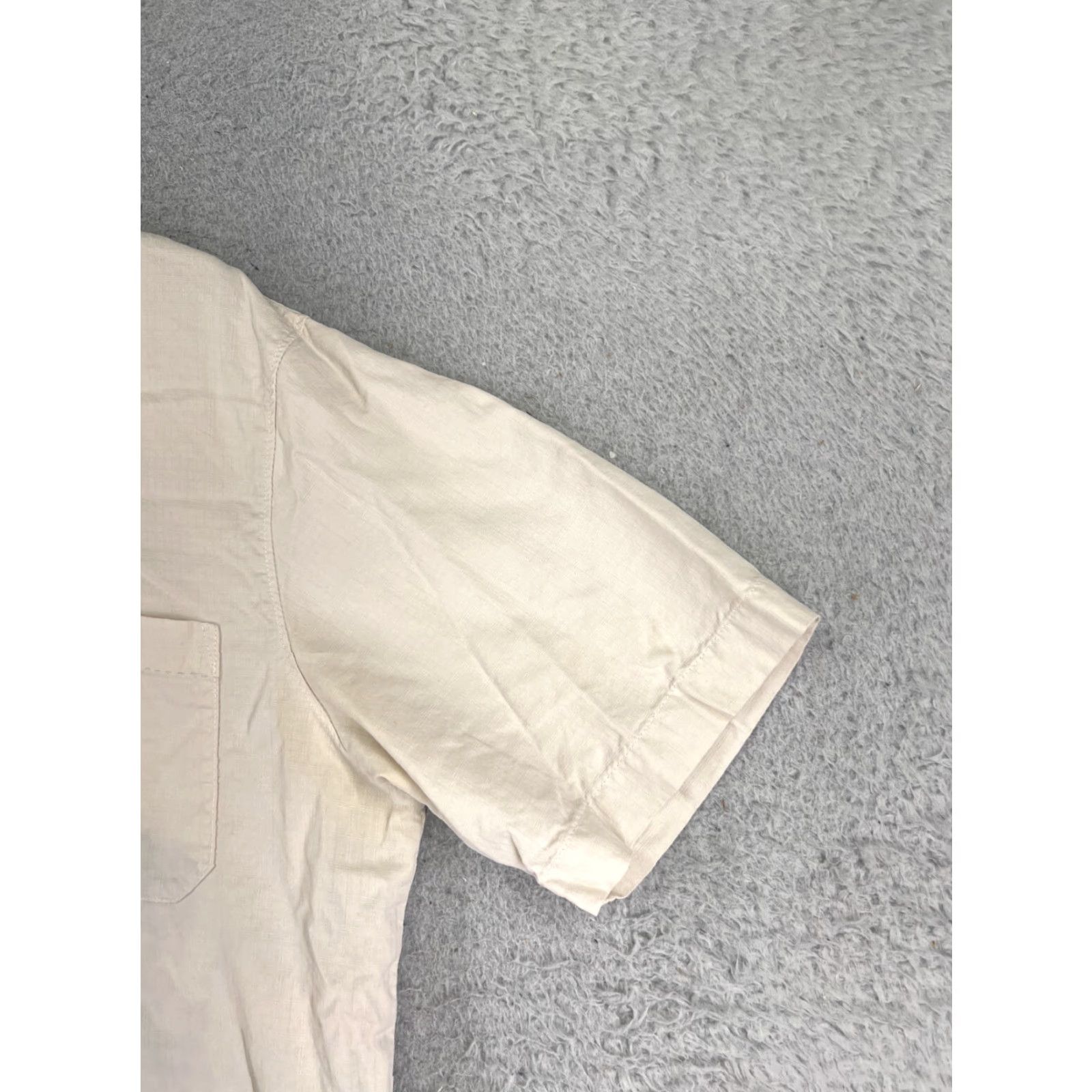 Tommy Bahama Tommy Bahama Shirt Mens Medium Beige 100% Silk Measure Twice Put Once Cocktails Size US M / EU 48-50 / 2 - 2 Thumbnail