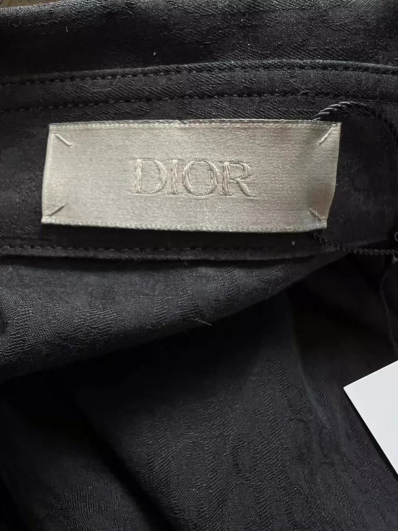 Dior DIOR Logo Dark Pattern Shirt with Tags-2505 Size US M / EU 48-50 / 2 - 4 Thumbnail