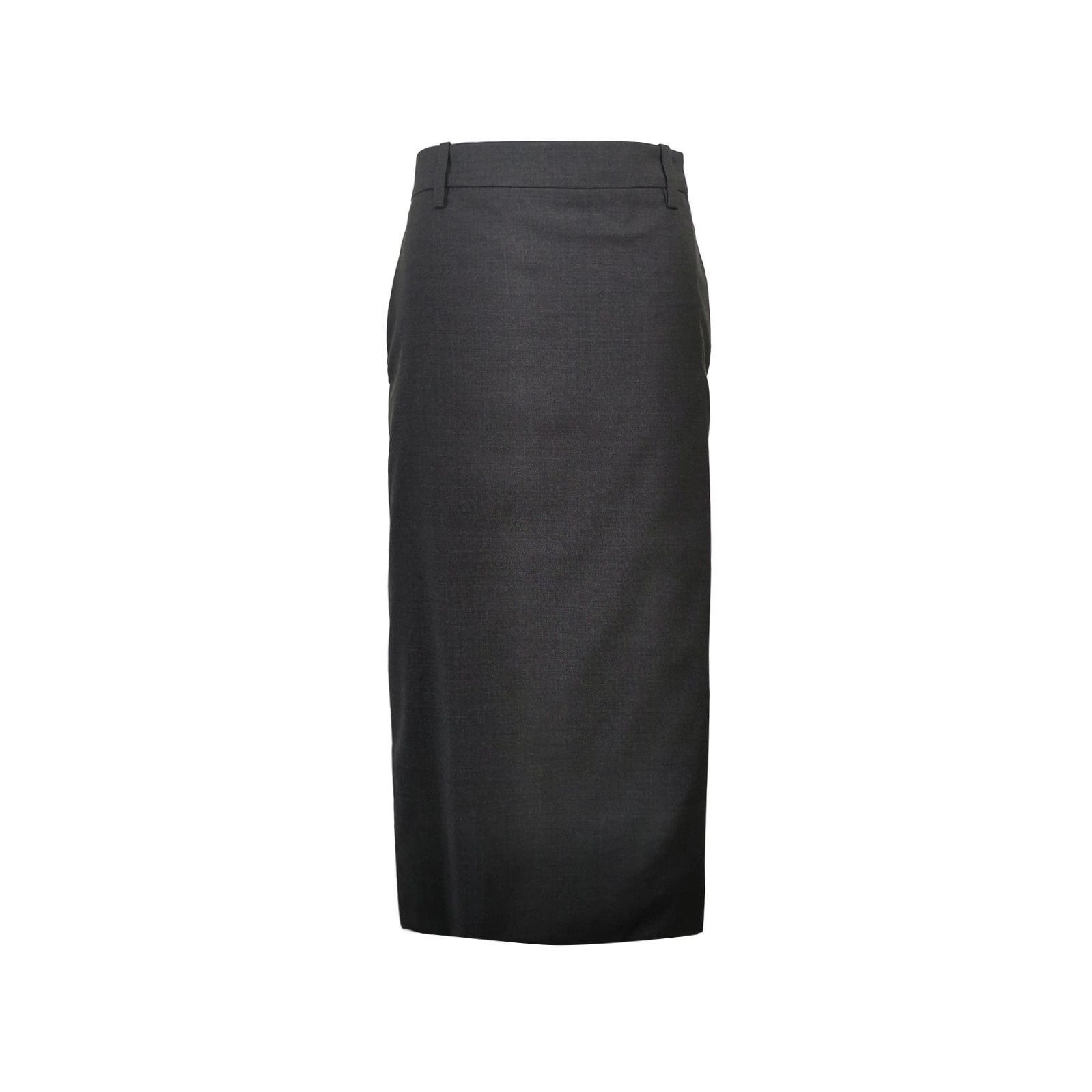 Prada Prada Wool Solid Midi Skirt Size 38 0089 Size 38" / US 16 / IT 52 - 1 Thumbnail