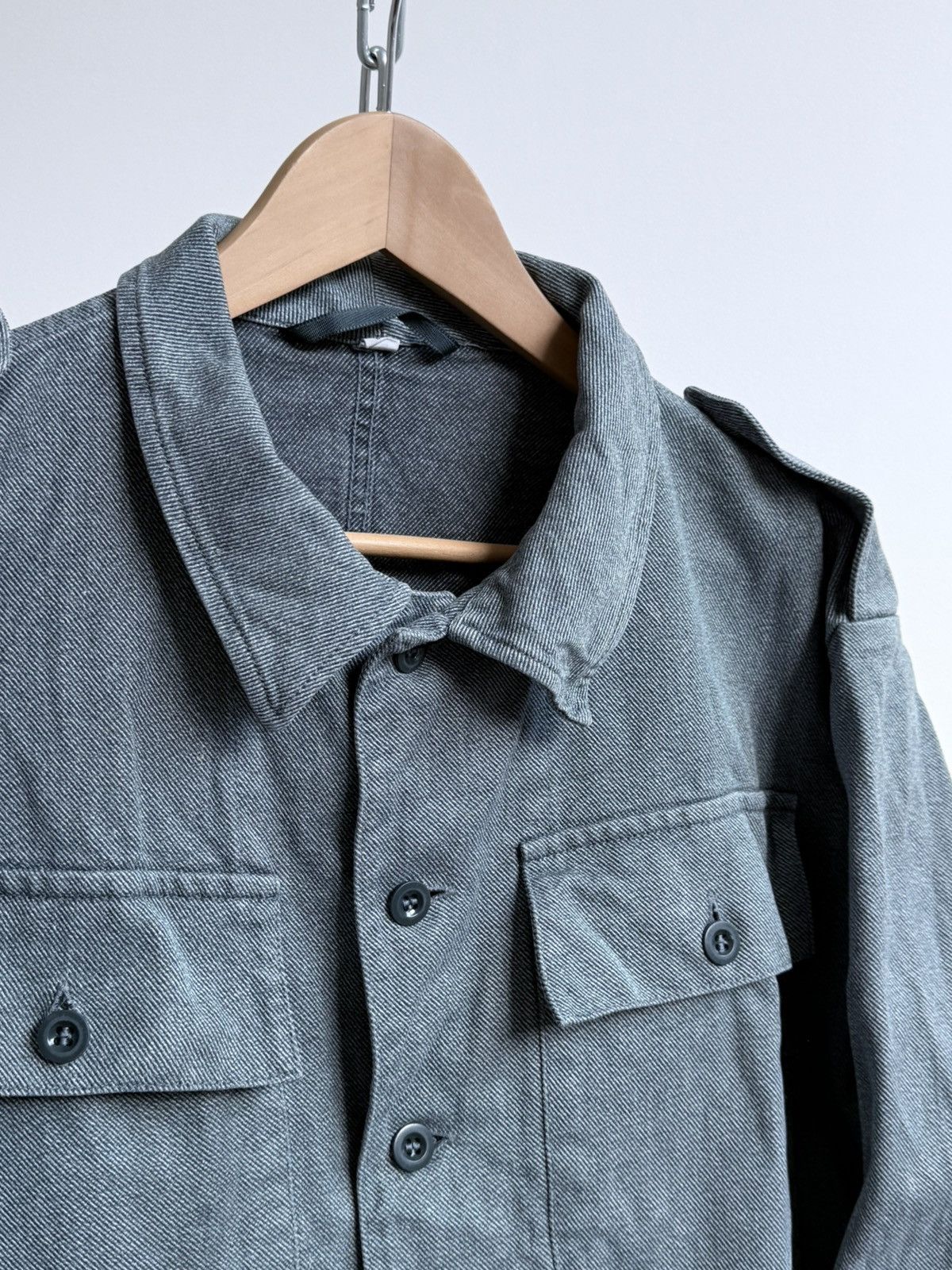 Le Laboureur Vintage 80s Swiss Military Chore Work Jacket Size US XL / EU 56 / 4 - 2 Thumbnail