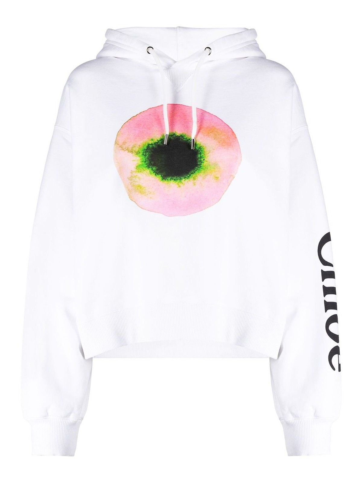 Chloe o1loc1c0425 CHC23 Hoodie in White & Pink Size L / US 10 / IT 46 - 1 Thumbnail