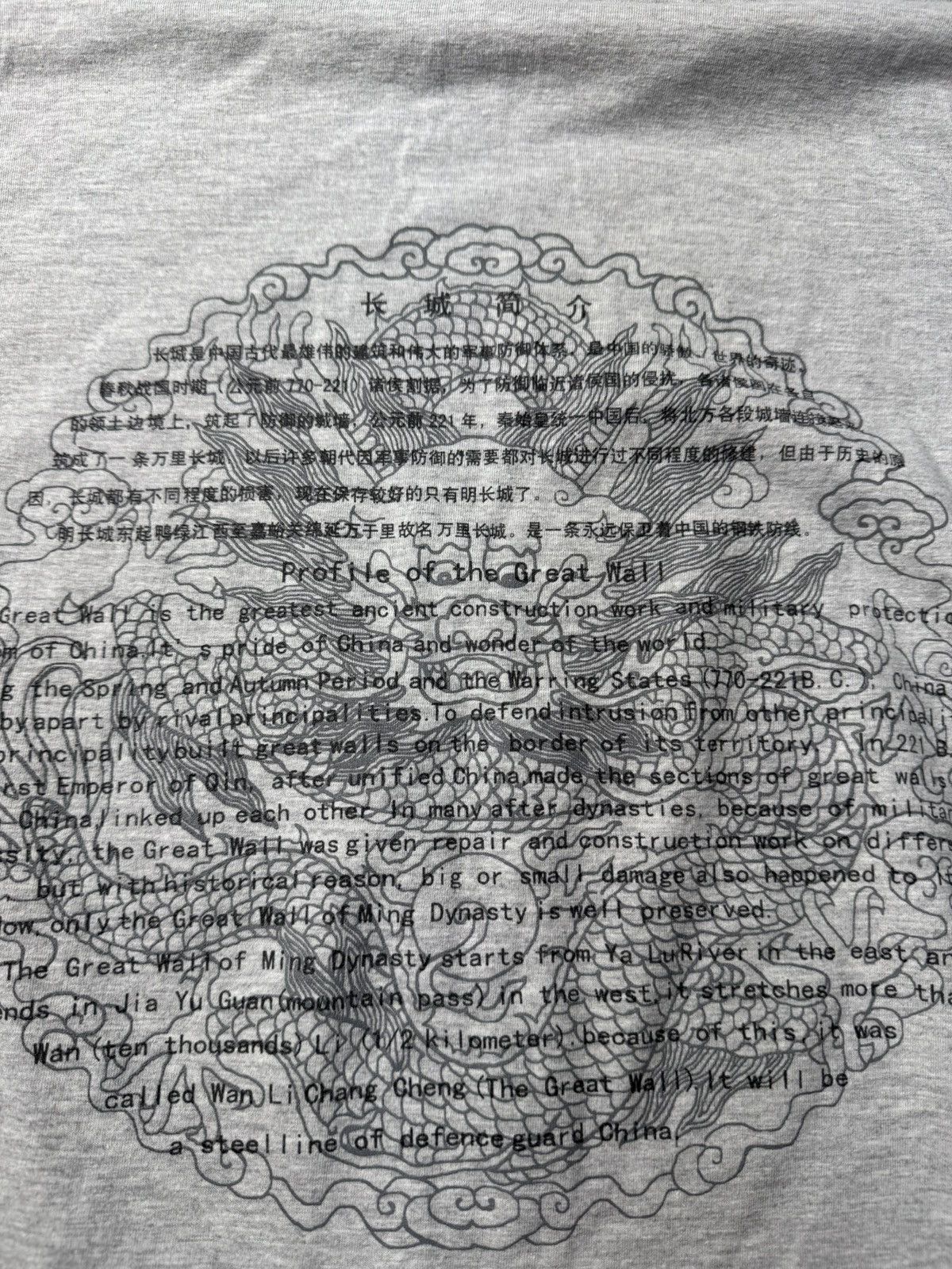 Vintage 2000s great wall tee Size US L / EU 52-54 / 3 - 4 Thumbnail