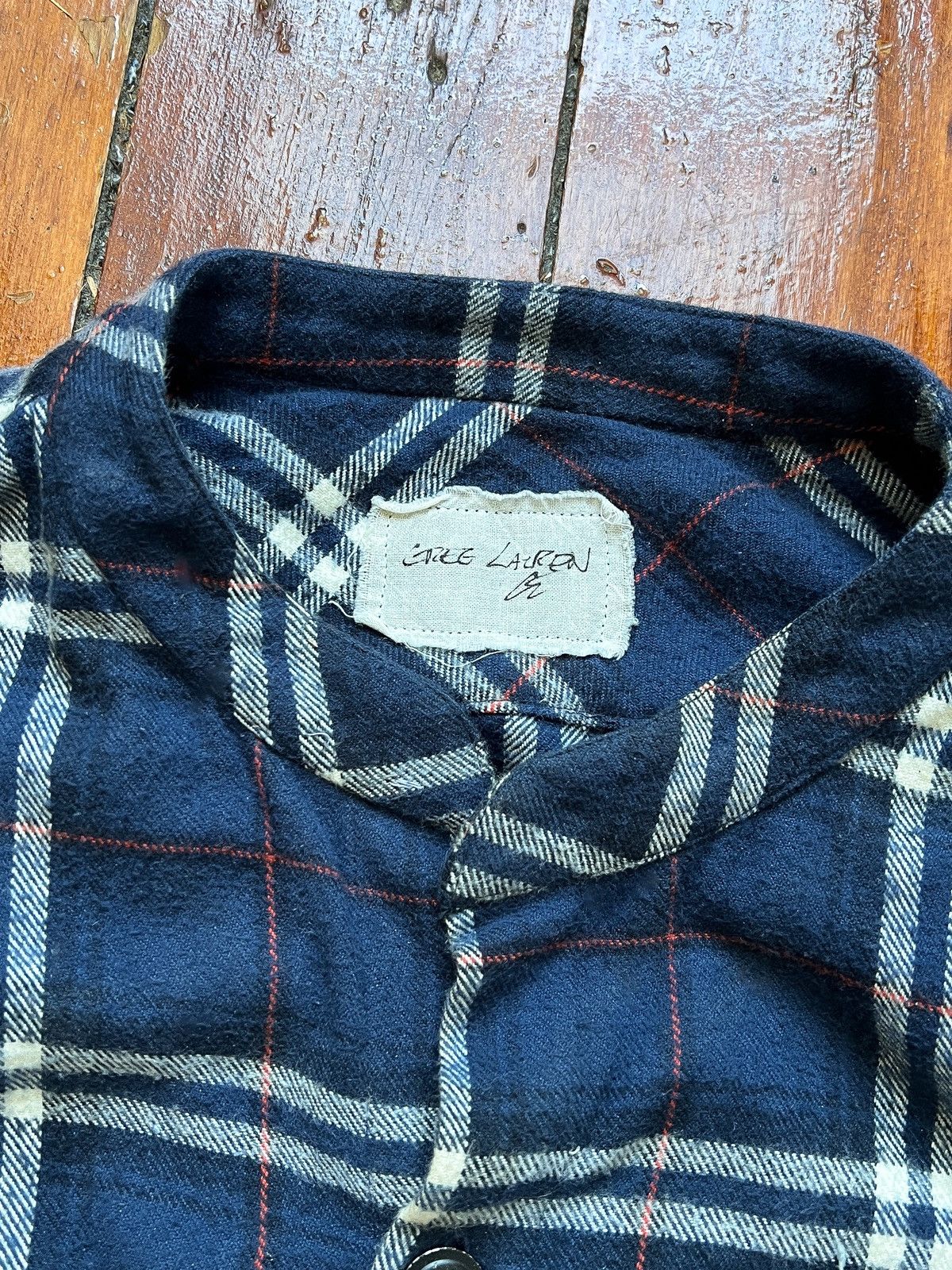Greg Lauren Greg Lauren Hybrid Flannel Button Down Size US XL / EU 56 / 4 - 3 Thumbnail