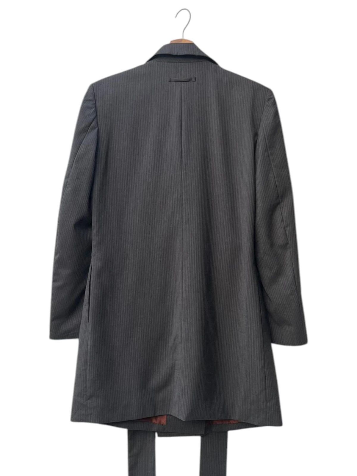 Jean Paul Gaultier Archive Jean Paul Gaultier Classique Pinstripe Wrap Jacket Size M / US 6-8 / IT 42-44 - 7 Thumbnail