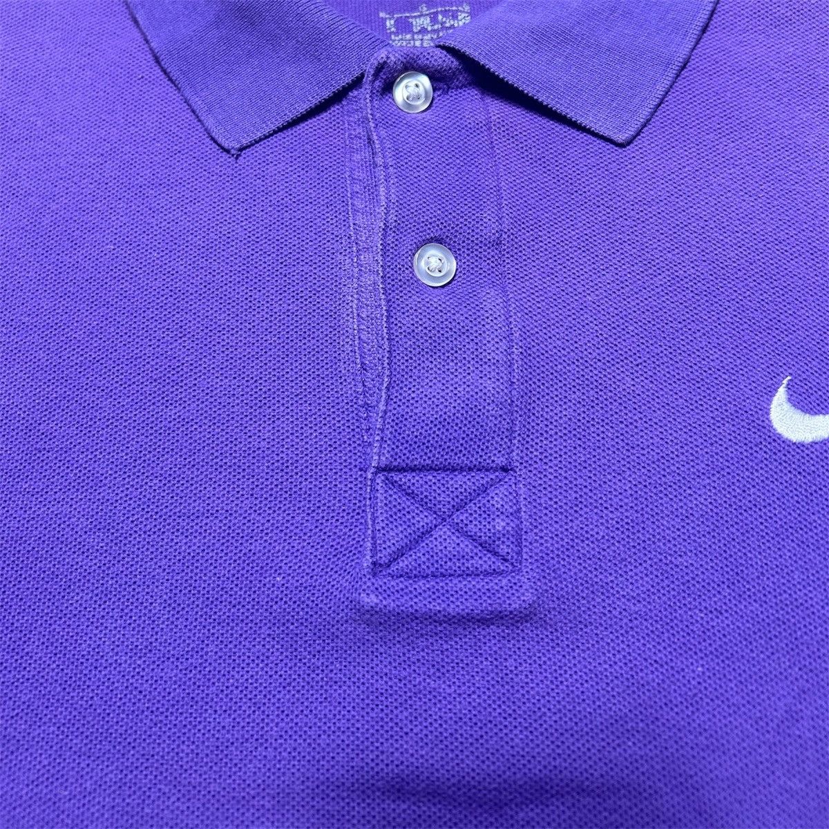 Designer × Nike × Vintage Nike Polo Lila Size US M / EU 48-50 / 2 - 3 Thumbnail
