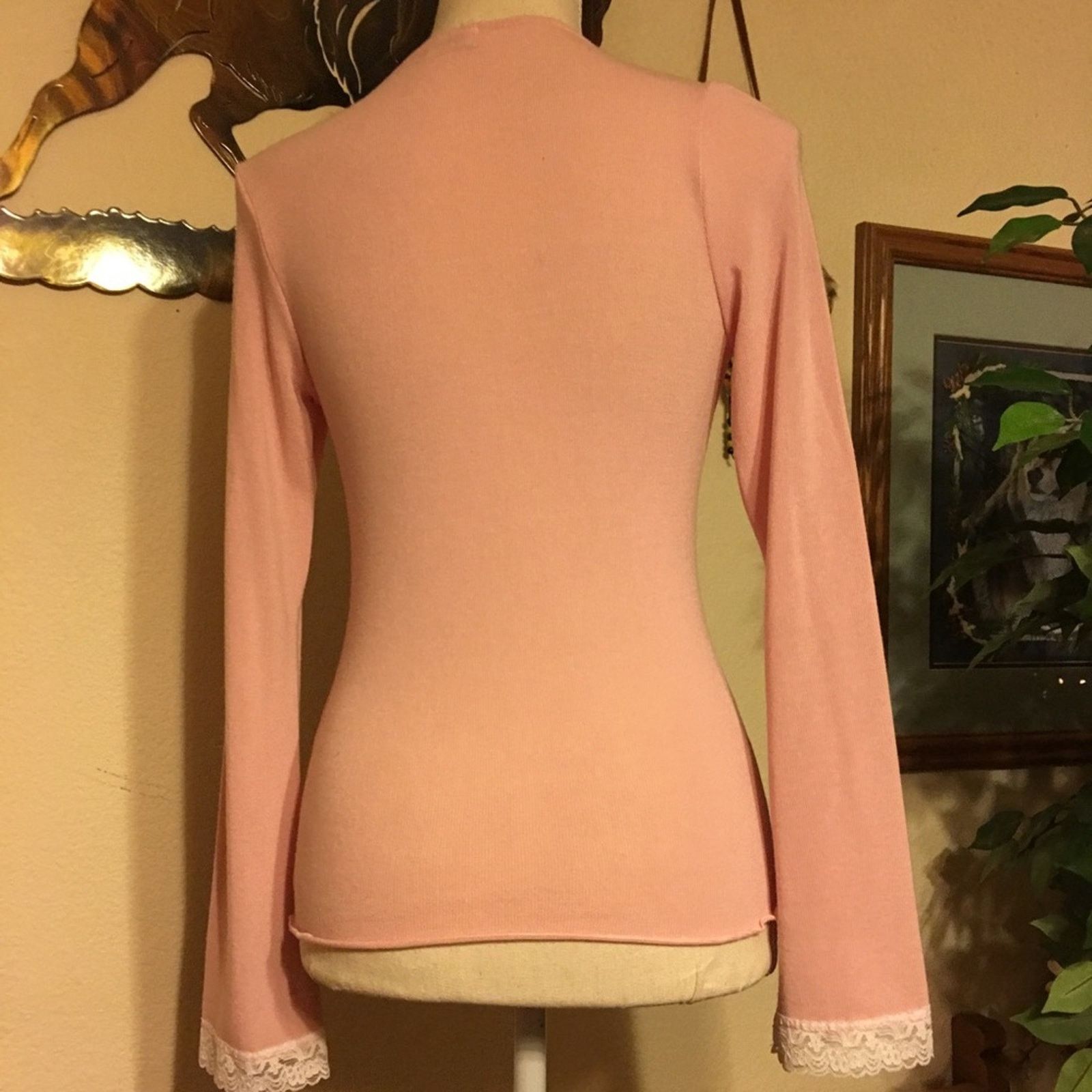 Other Venus Pretty in Pink soft light lace detail top S Size S / US 4 / IT 40 - 4 Thumbnail