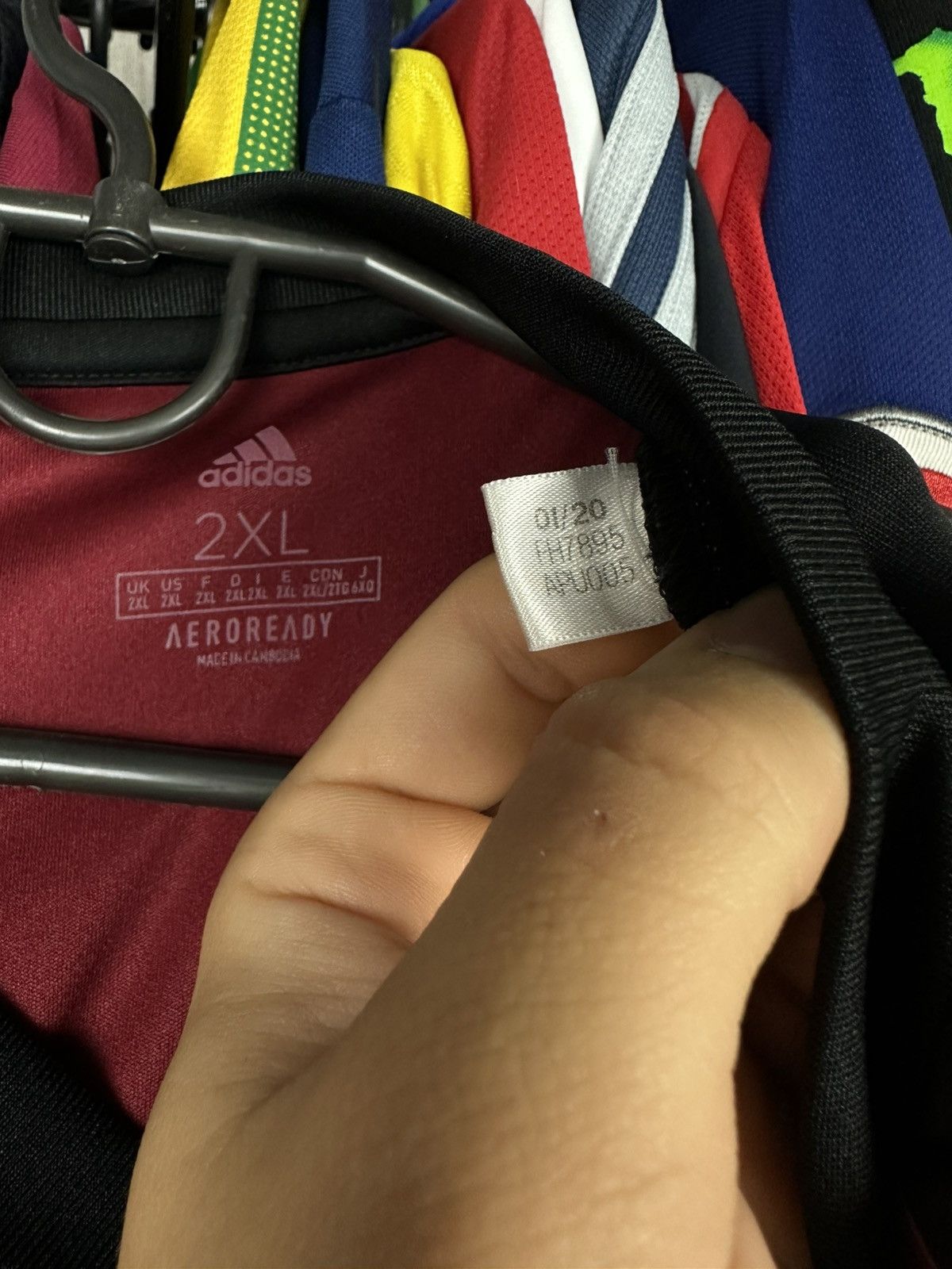 Adidas Adidas Arsenal FC 2020-21 Pre-Match Red Jersey Kit FH7895 Size US XXL / EU 58 / 5 - 8 Thumbnail