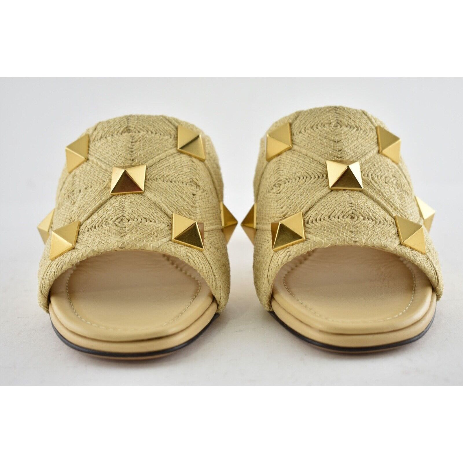 Valentino Rockstud Roman Stud Backless Mule Slide Heel Sandal 36 Size US 6 / IT 36 - 6 Thumbnail